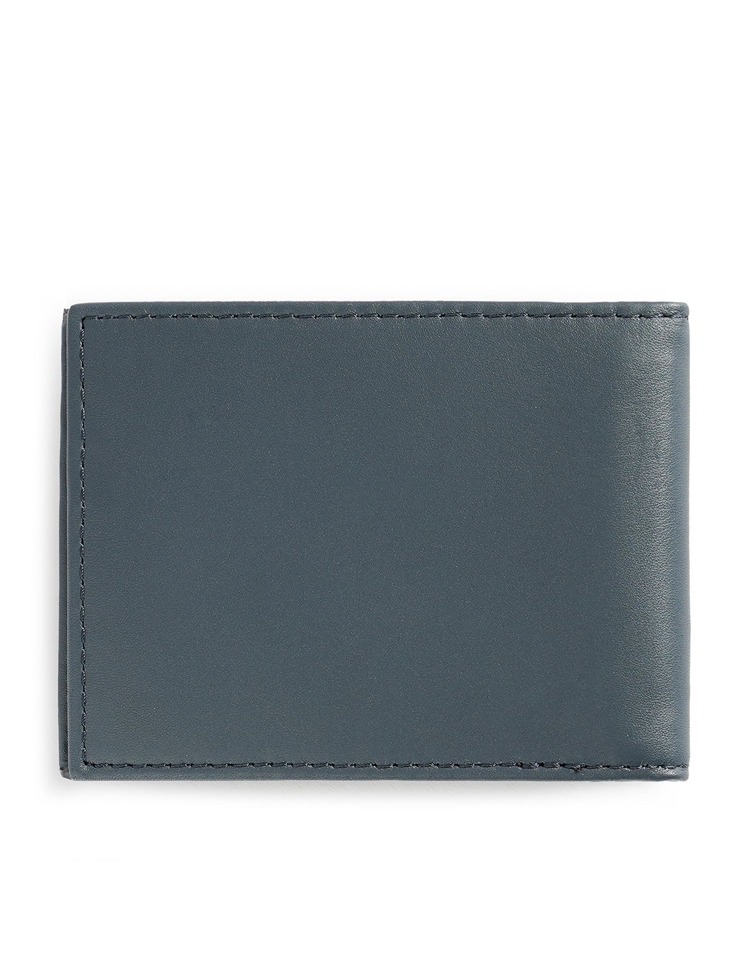 Bi-Fold Solid Wallet Navy - U.S. Polo Assn. India | Large