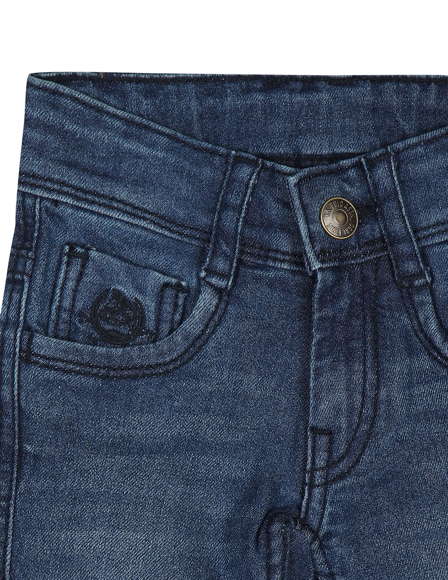 Mid Rise Skinny Fit Jeans Blue - U.S. POLO ASSN. | Large