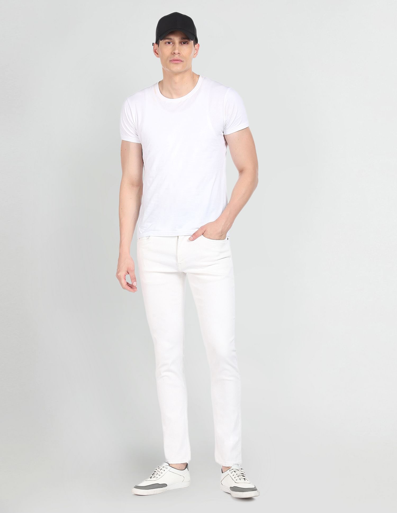 Brandon Slim Tapered Fit Jeans White - U.S. Polo Assn. India | Large