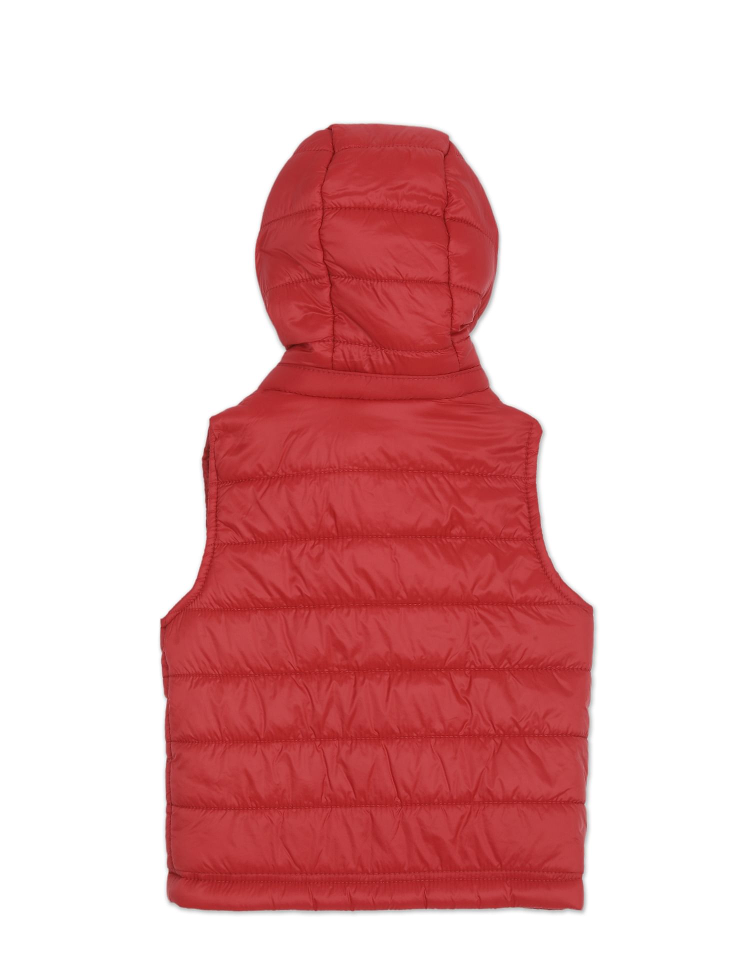Sleeveless Solid Puffer Jacket Red - U.S. POLO ASSN. | Large