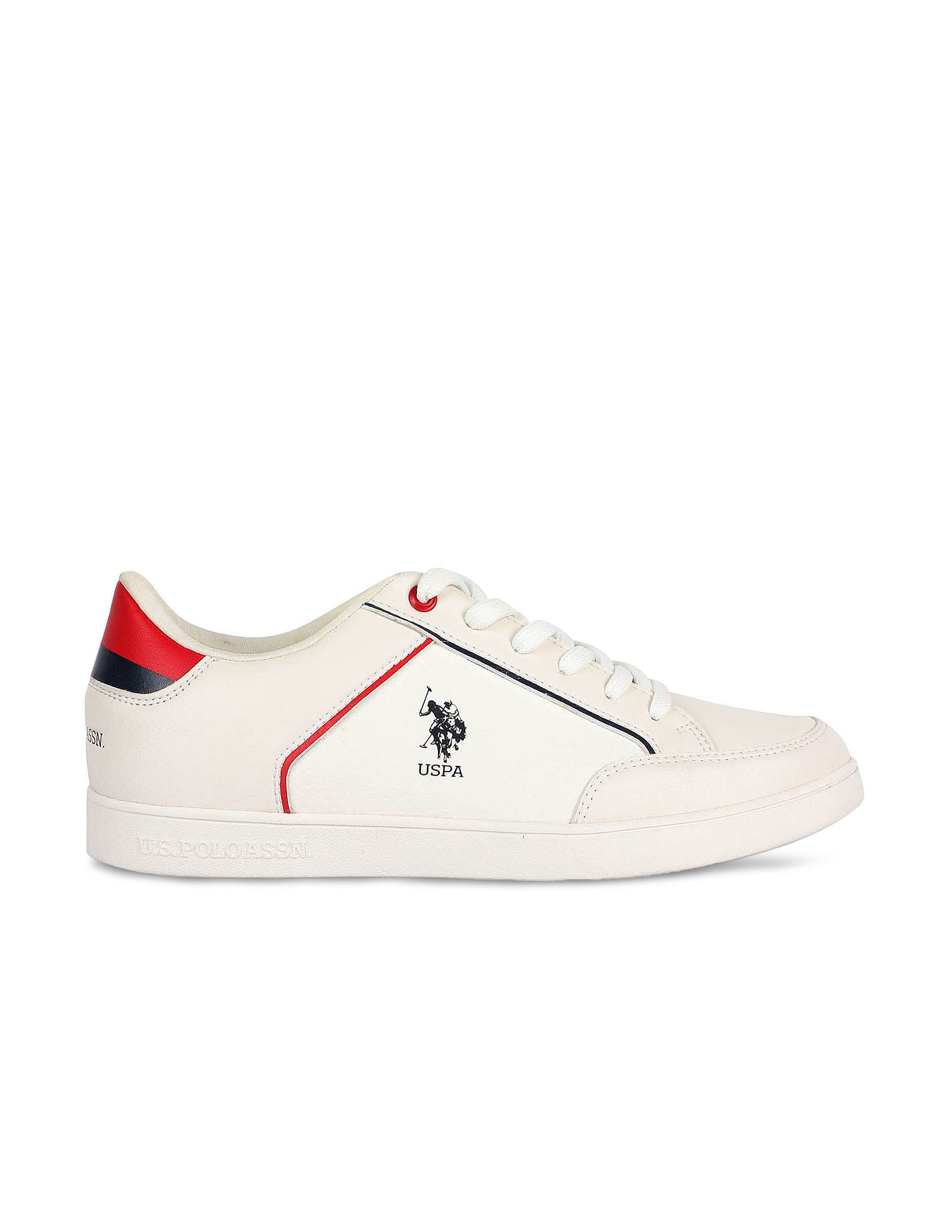 Men Contrast Panel Stanford 2.0 Sneakers Off-White - U.S. POLO ASSN. | Large