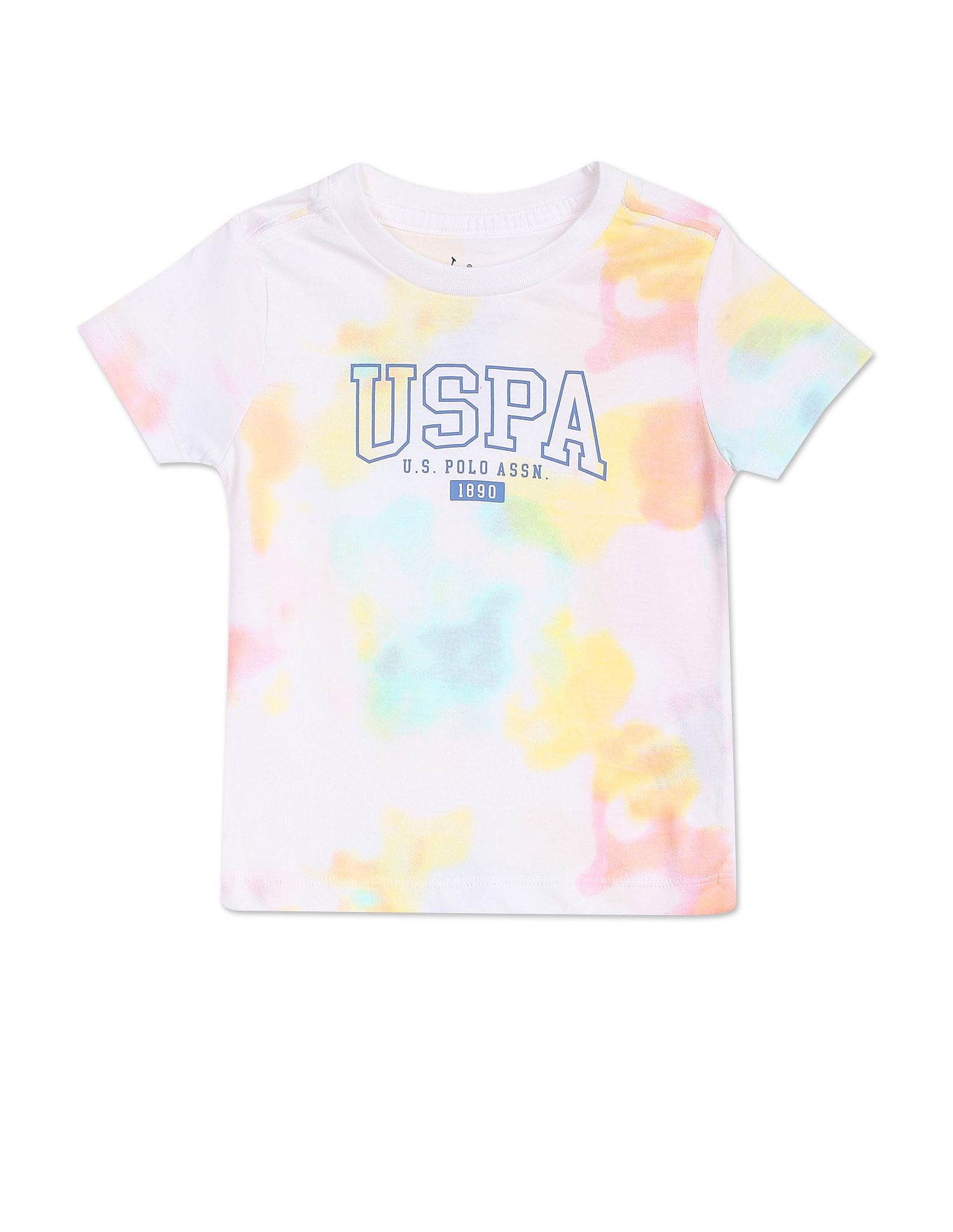 Brand Printed Cotton Set White, Yellow and Pink - U.S. POLO ASSN. | Large