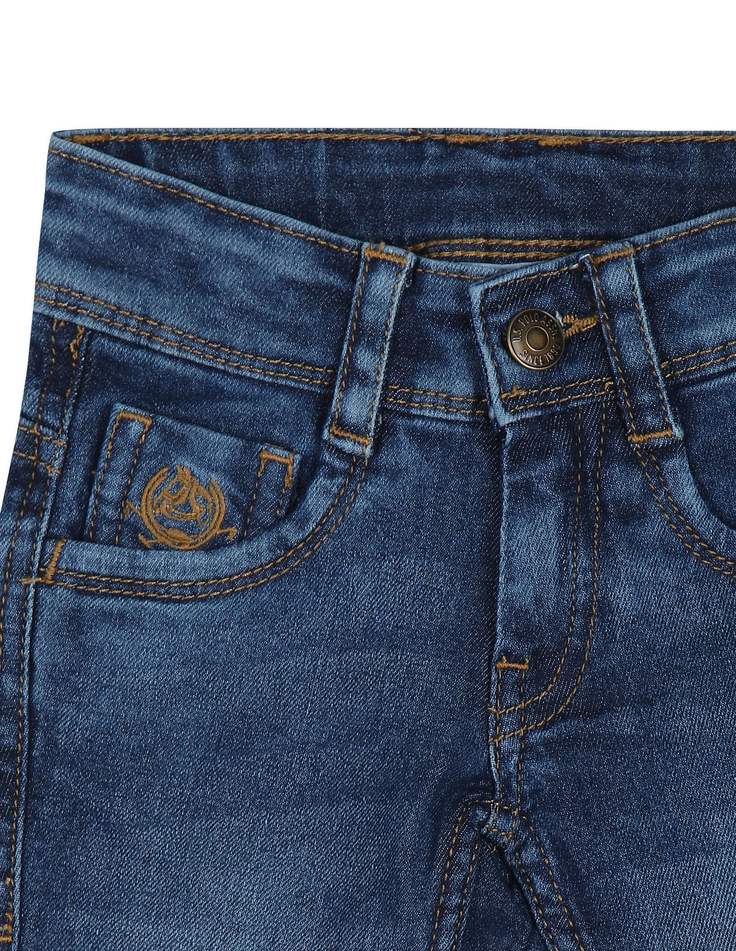 Mid Rise Skinny Fit Jeans Blue - U.S. Polo Assn. India | Large