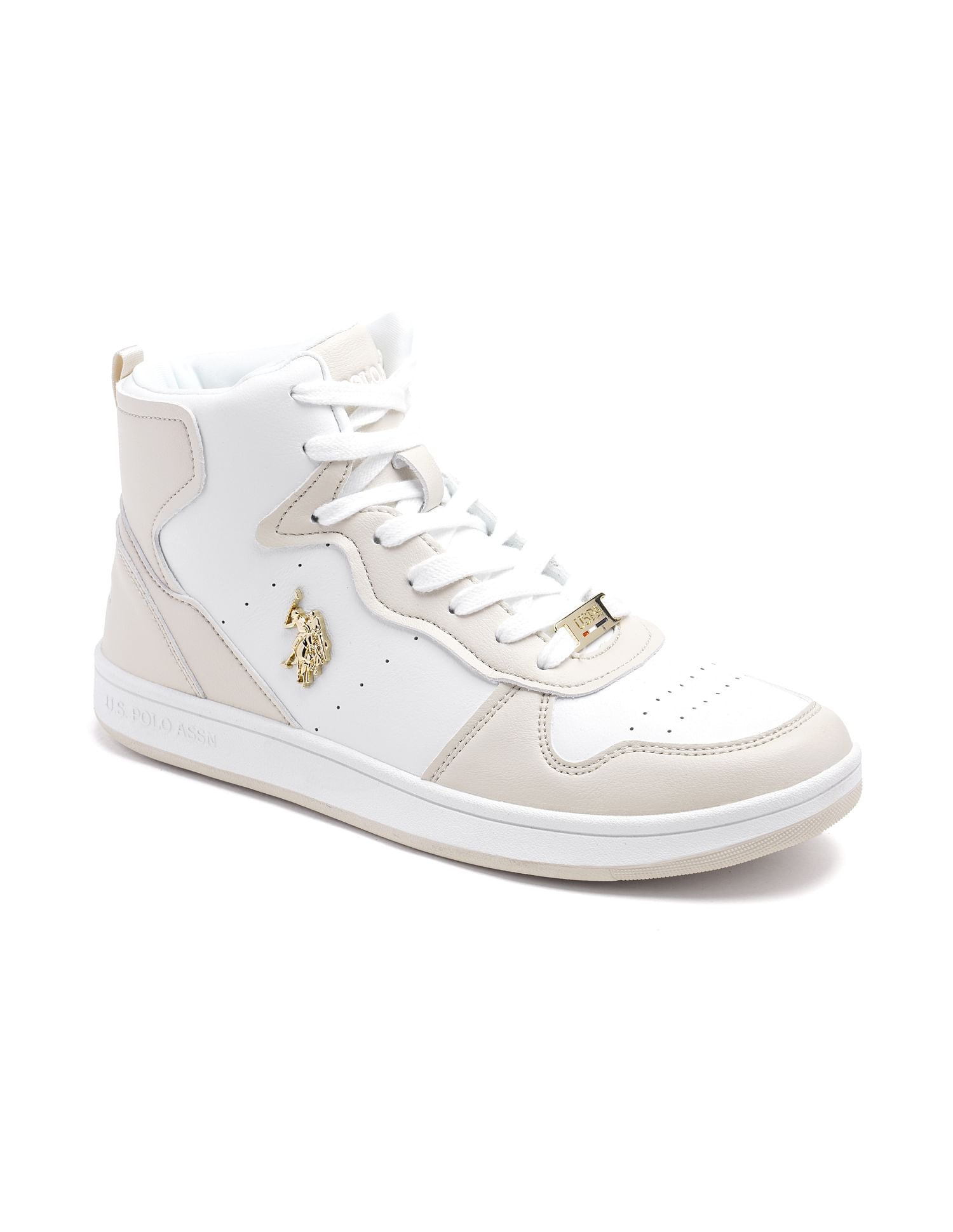 Round Toe Colour Block Rowan Sneakers Nude - U.S. POLO ASSN. | Large