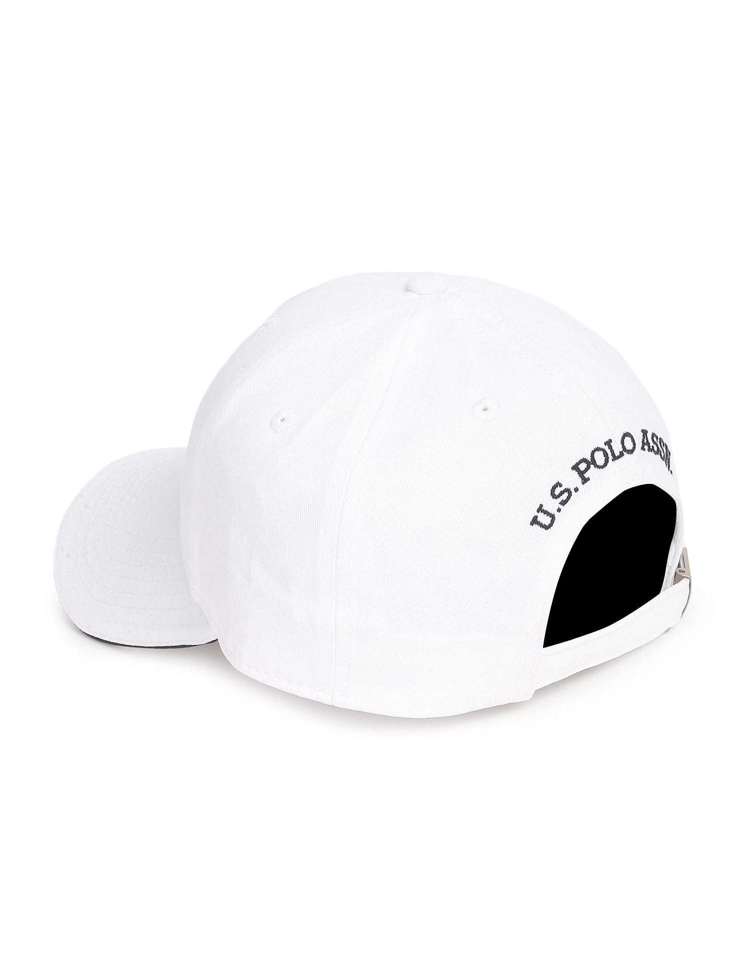 Contrast Logo Cotton Cap White - U.S. Polo Assn. India | Large