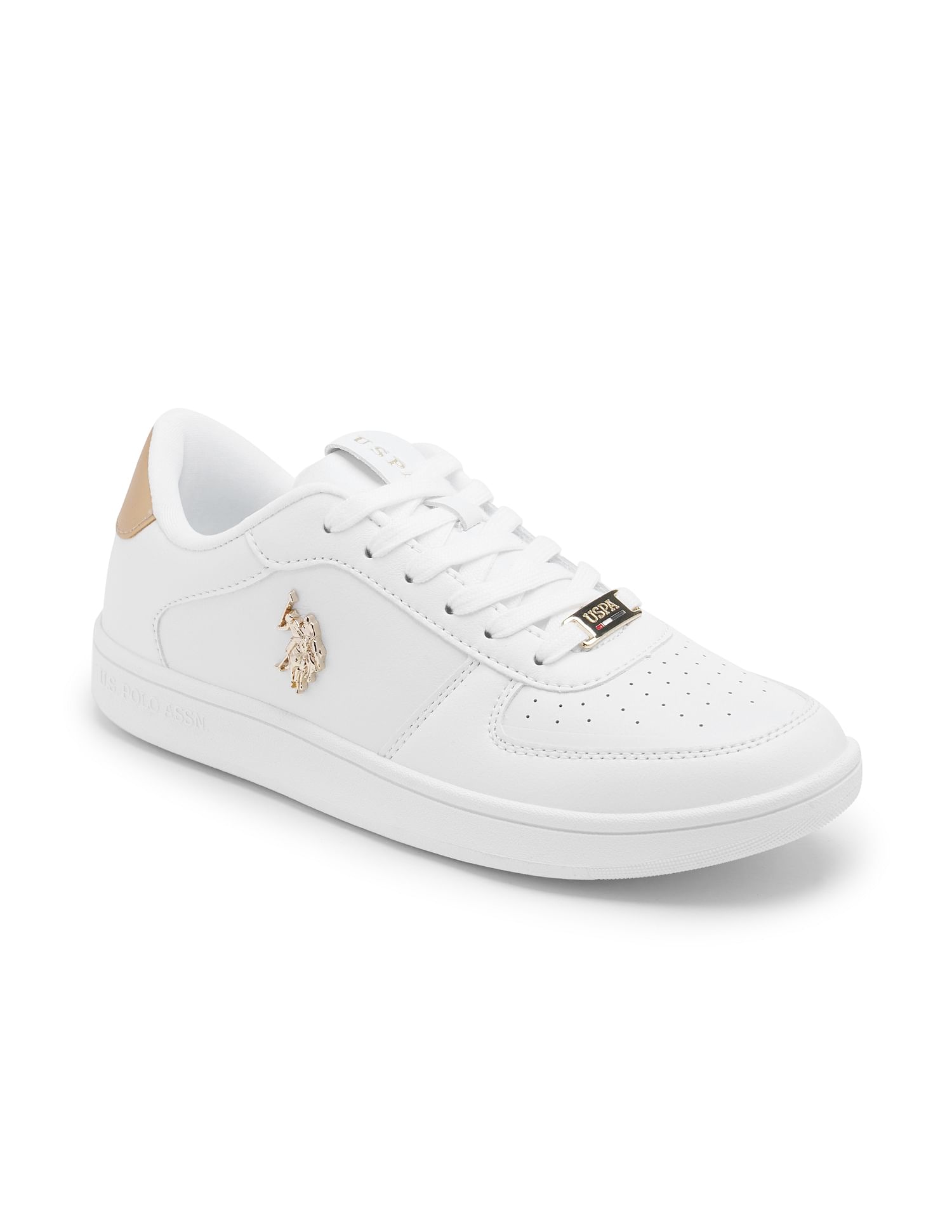Solid Nyra Sneakers White - U.S. Polo Assn. India | Large
