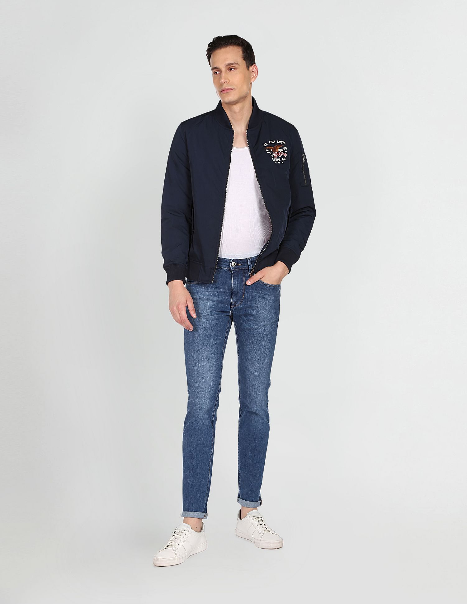 Mid Rise Regallo Skinny Fit Jeans Blue - U.S. POLO ASSN. | Large