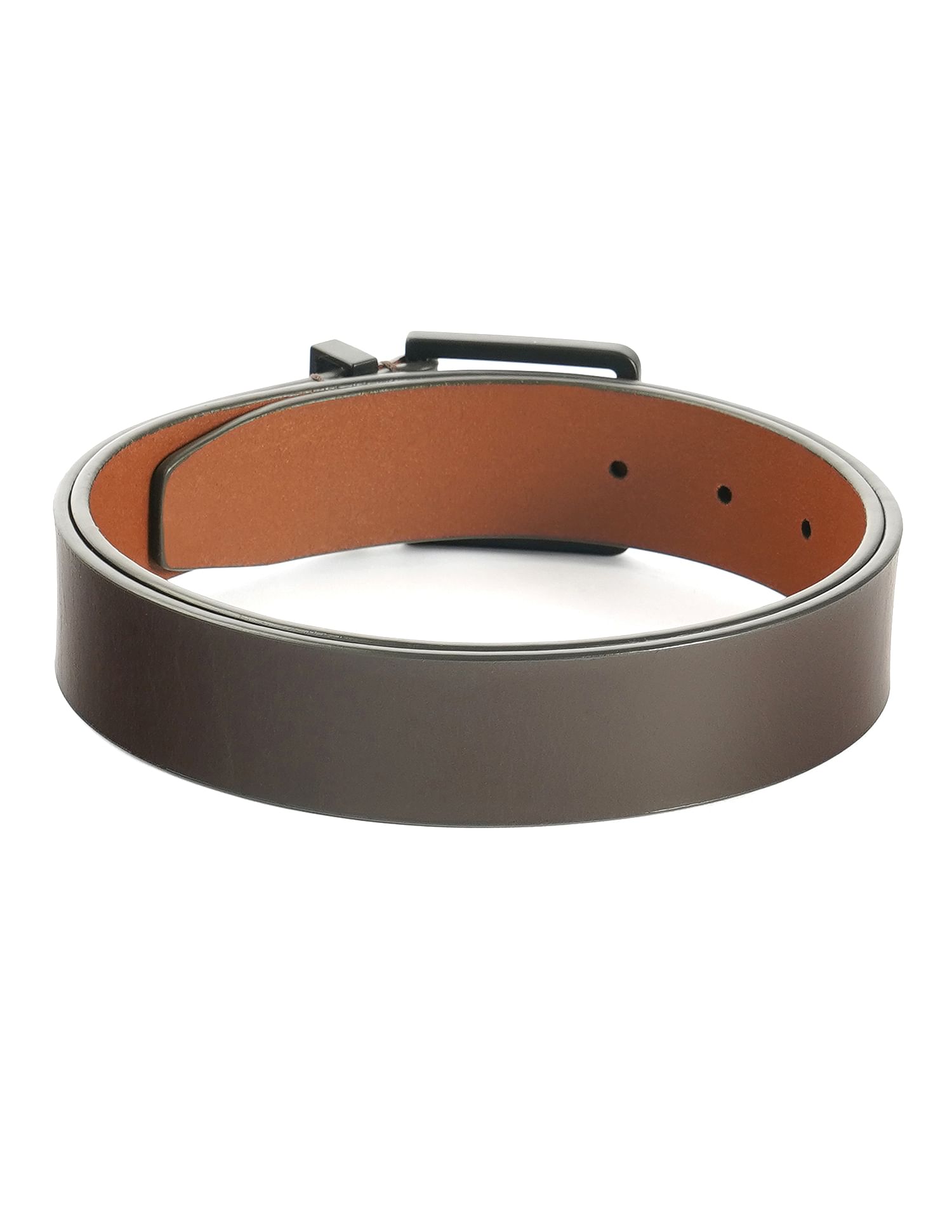 Trento Solid Leather Belt Brown - U.S. POLO ASSN. | Large