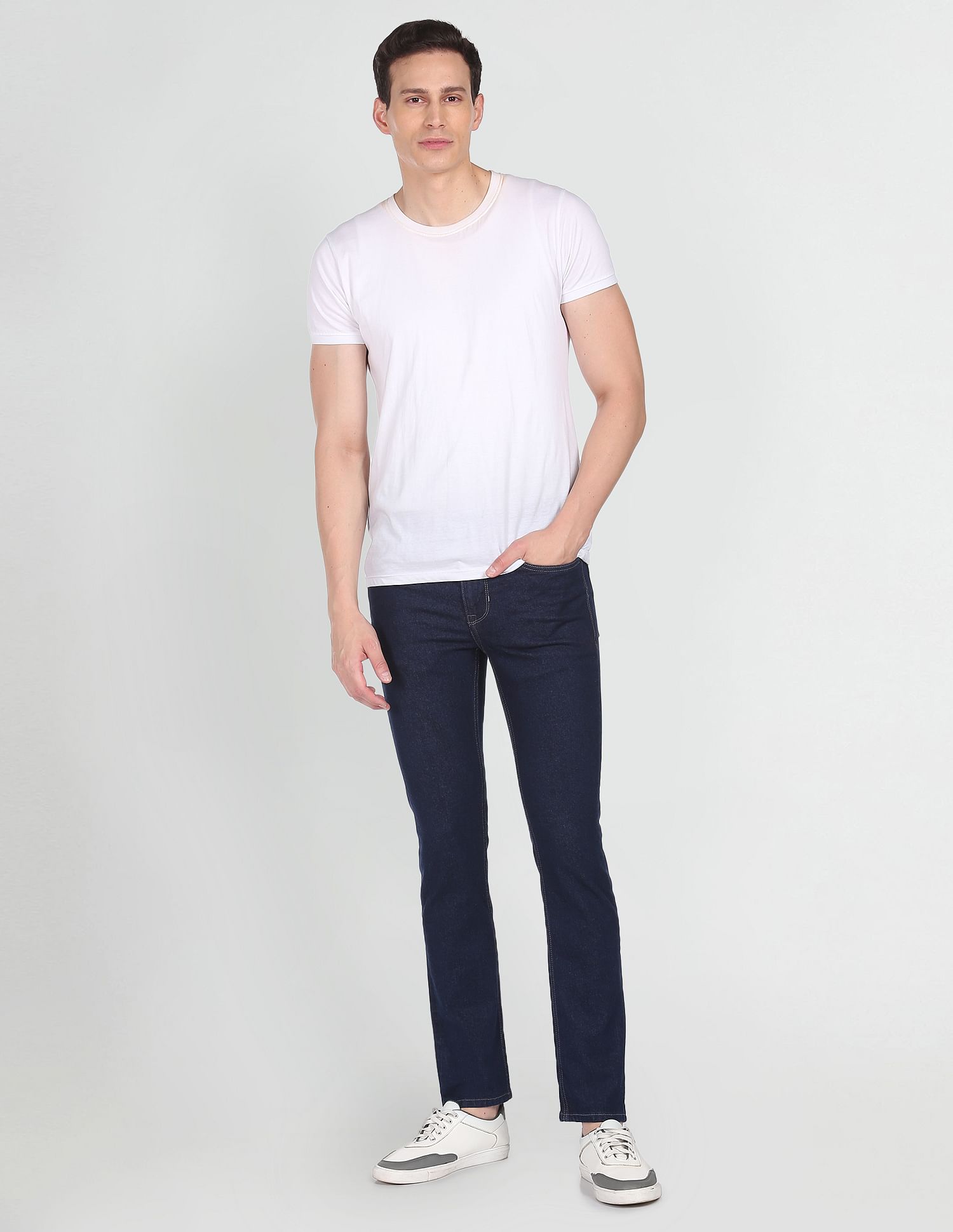 Mid Rise Regallo Skinny Fit Jeans Blue - U.S. Polo Assn. India | Large