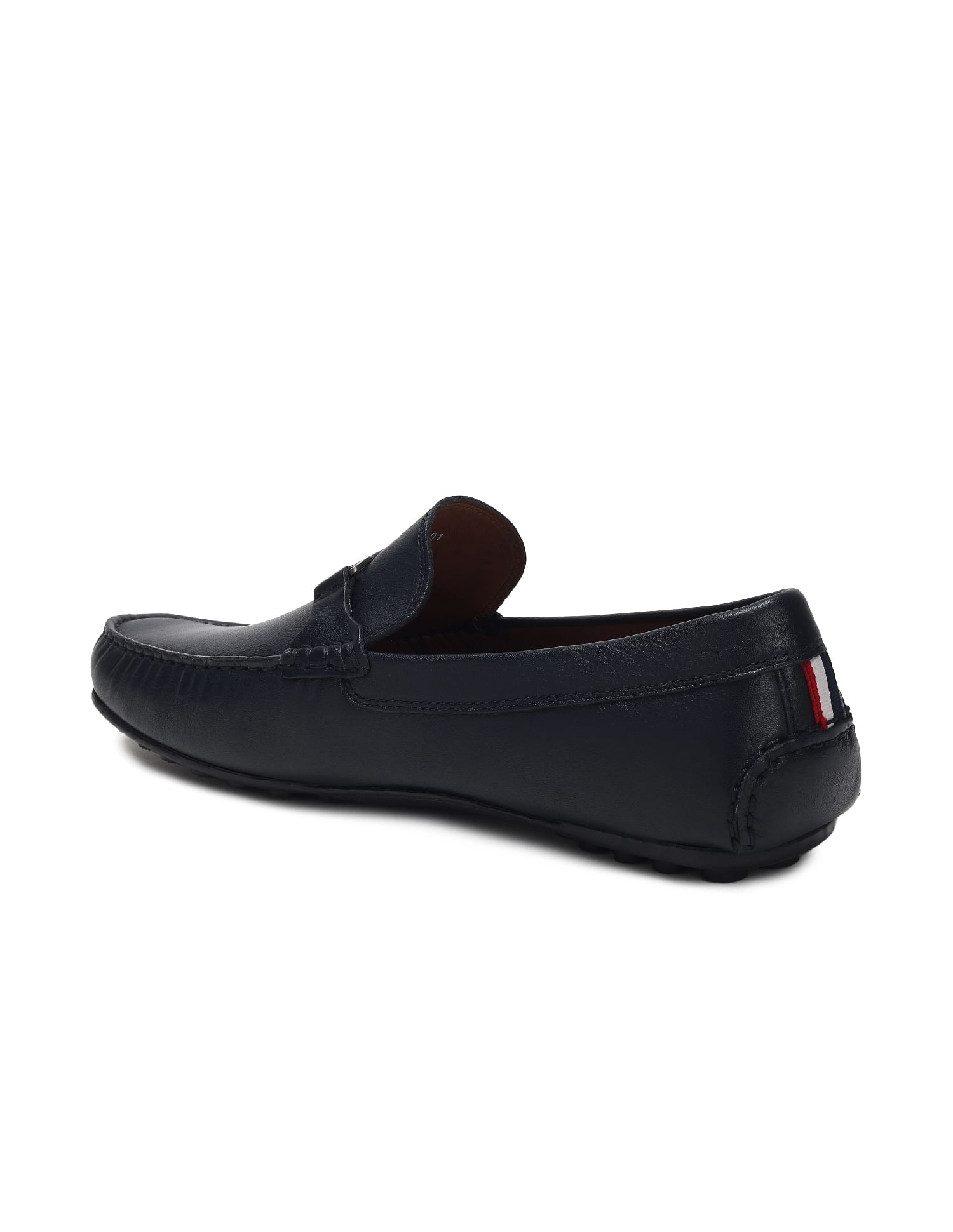 Men Metallic Logo Solid Raptor Slip On Shoes Navy - U.S. Polo Assn. India | Large
