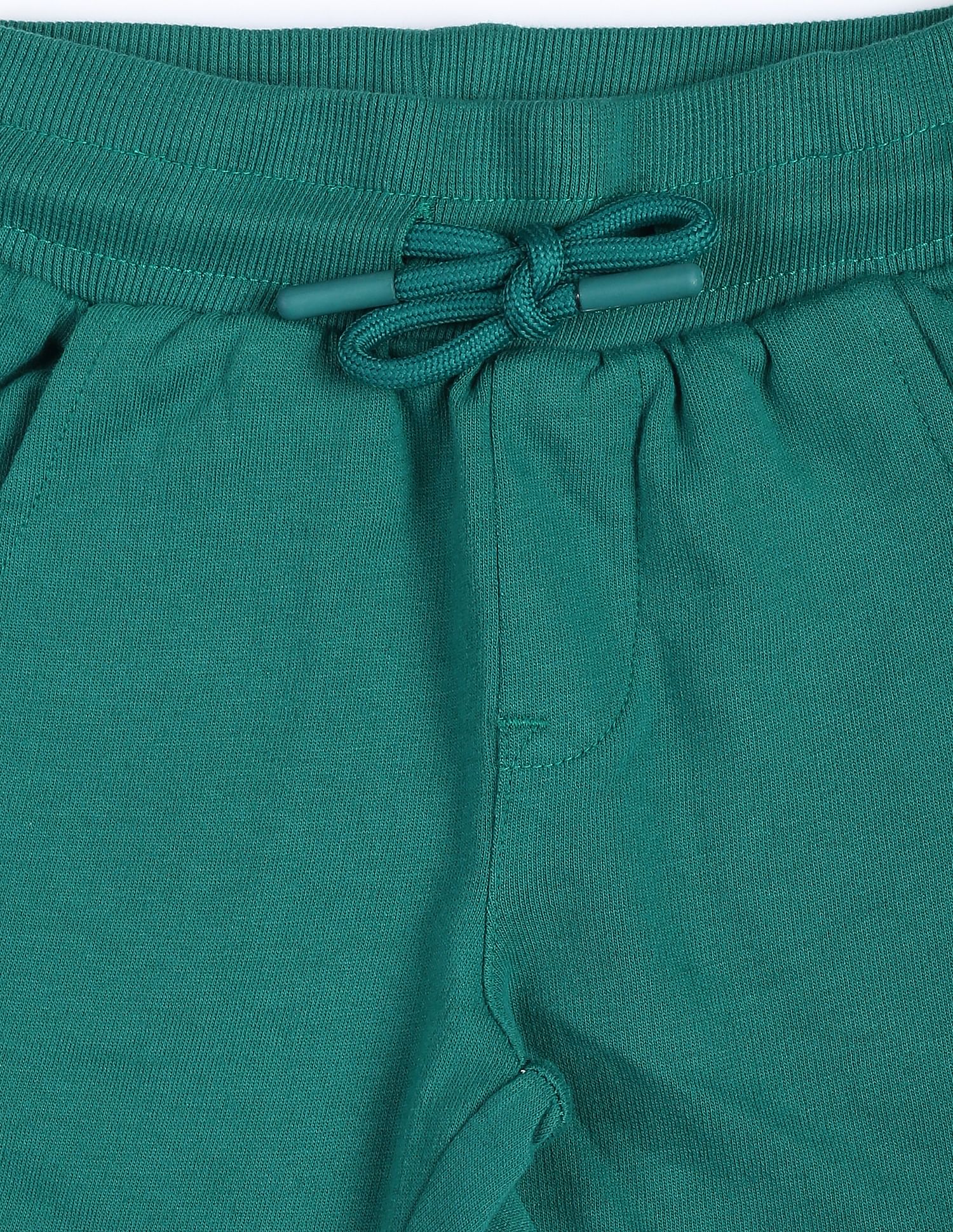 Iconic Solid Shorts Green - U.S. Polo Assn. India | Large