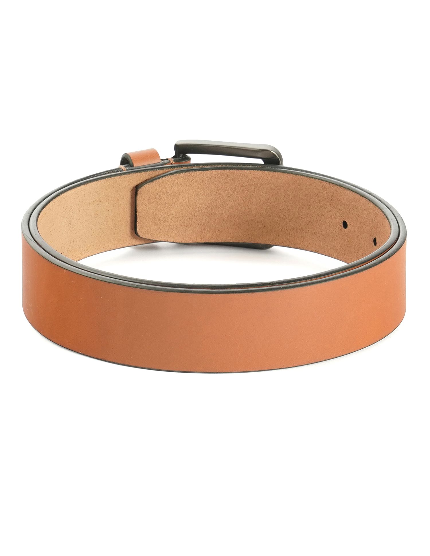 Leather Casual Belt Brown - U.S. POLO ASSN. | Large