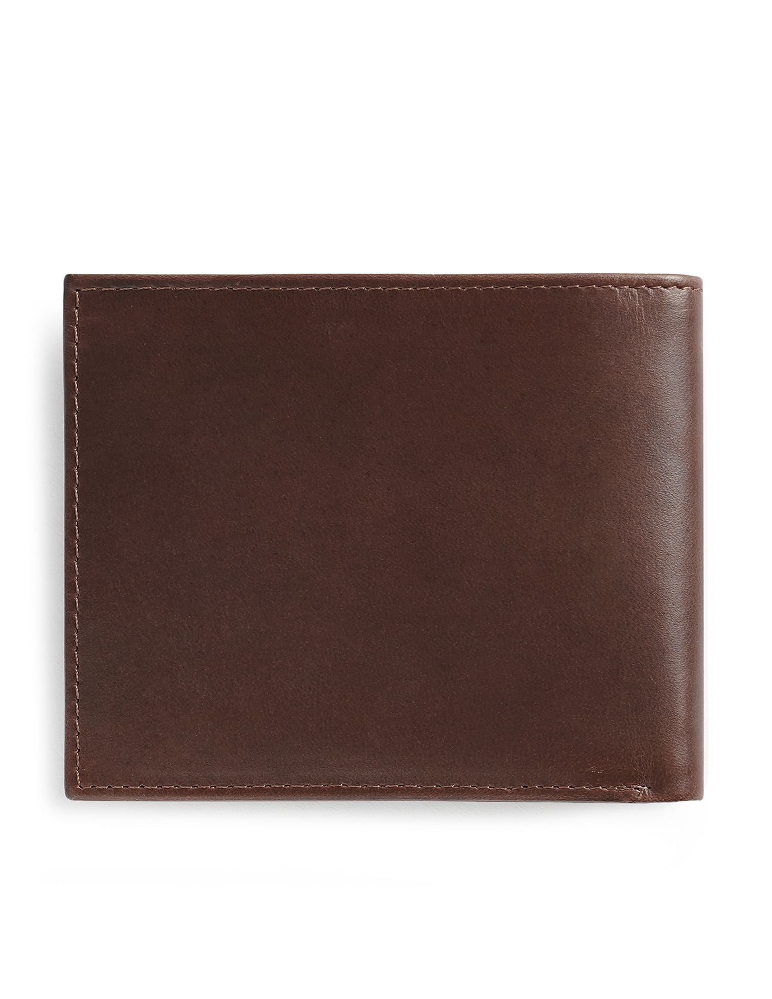 Bi-Fold Solid Wallet Dark Brown - U.S. POLO ASSN. | Large