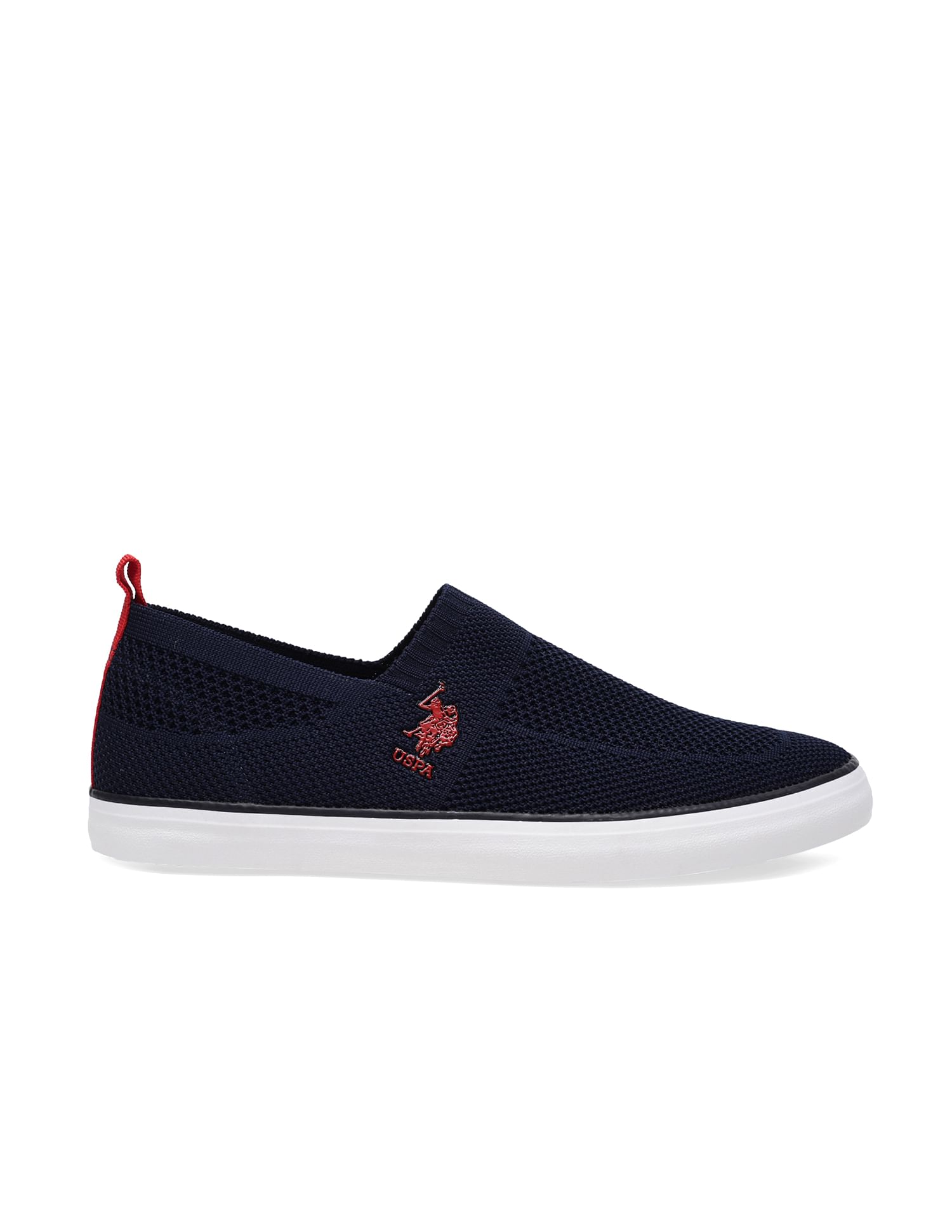 Men Knit Octavia 2.0 Slip On Shoes Navy - U.S. Polo Assn. India | Large
