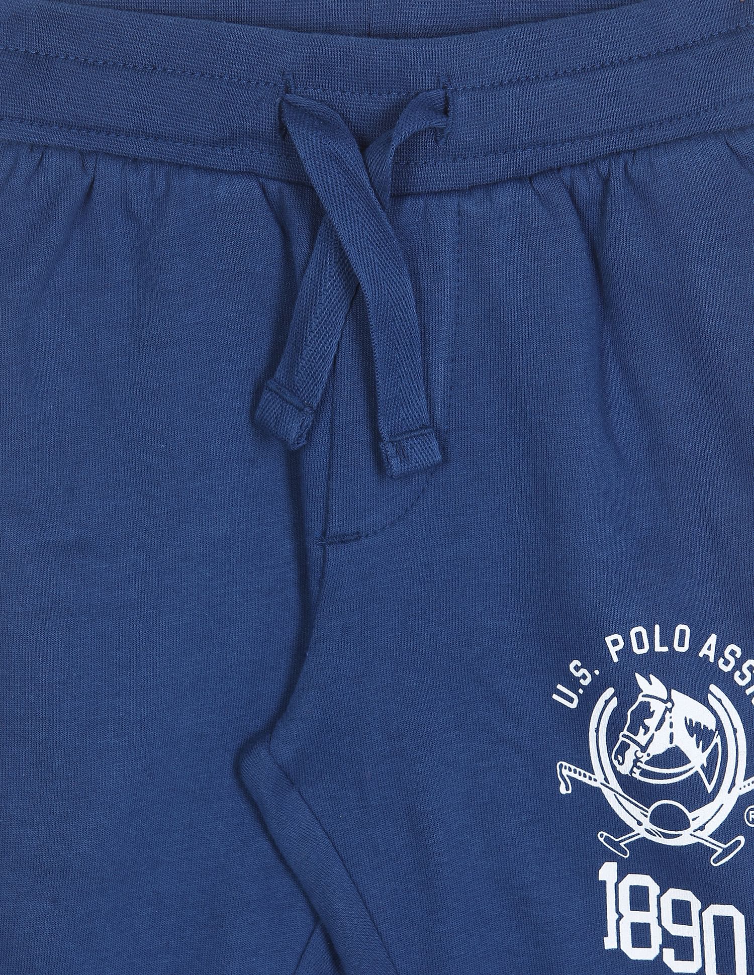 Mid Rise Solid Joggers Blue - U.S. POLO ASSN. | Large