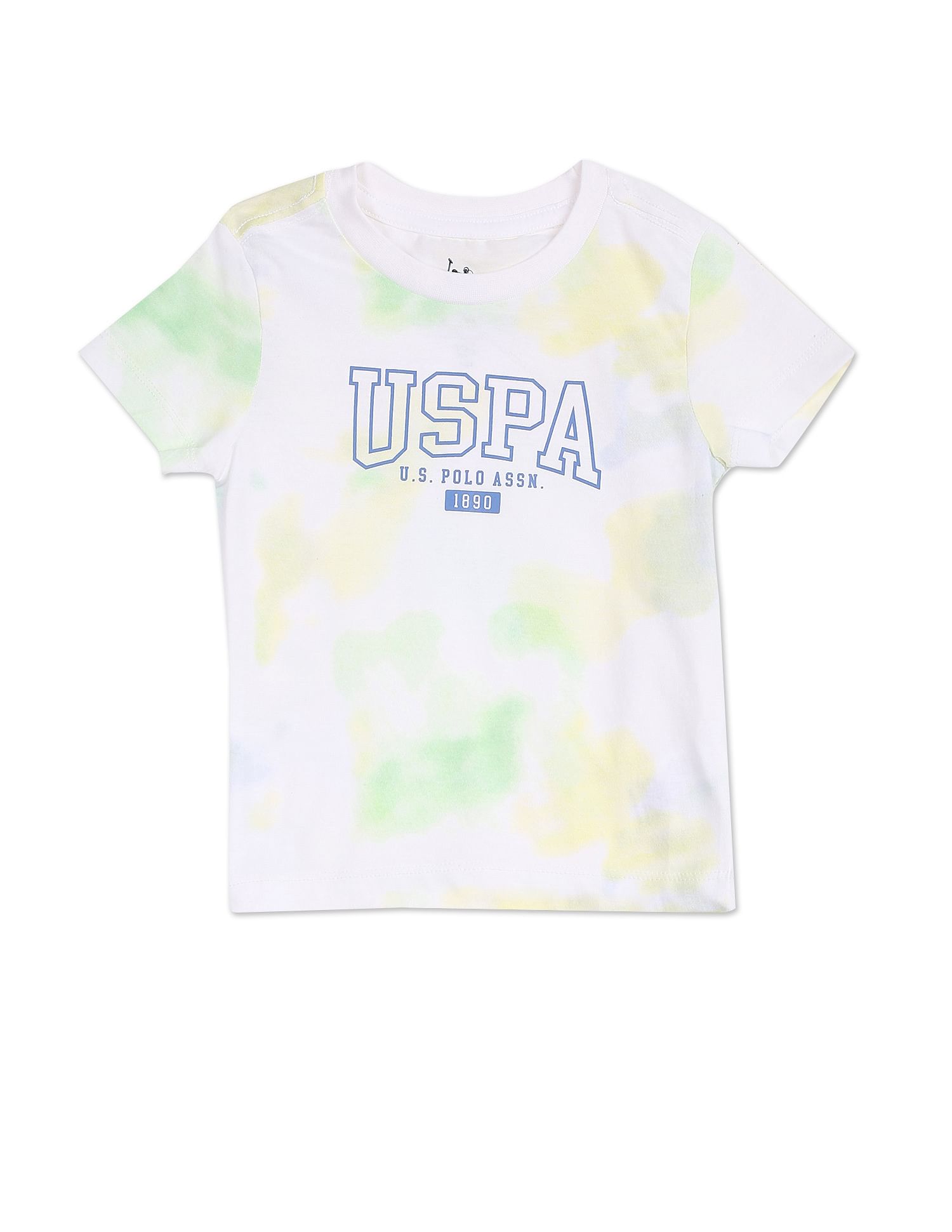 Brand Printed Cotton Set White, Yellow and Green - U.S. POLO ASSN. | Large