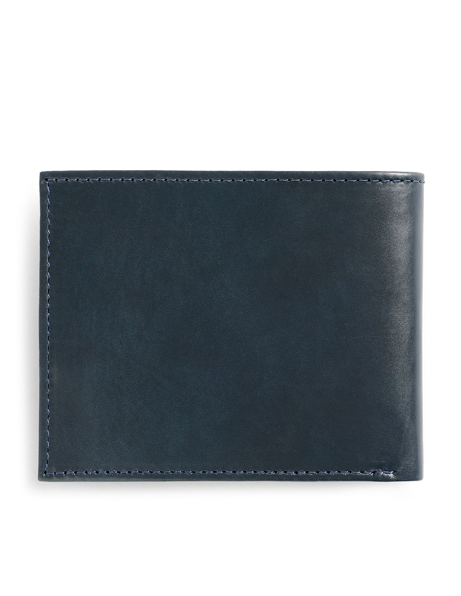 Bi-Fold Solid Wallet Navy - U.S. POLO ASSN. | Large