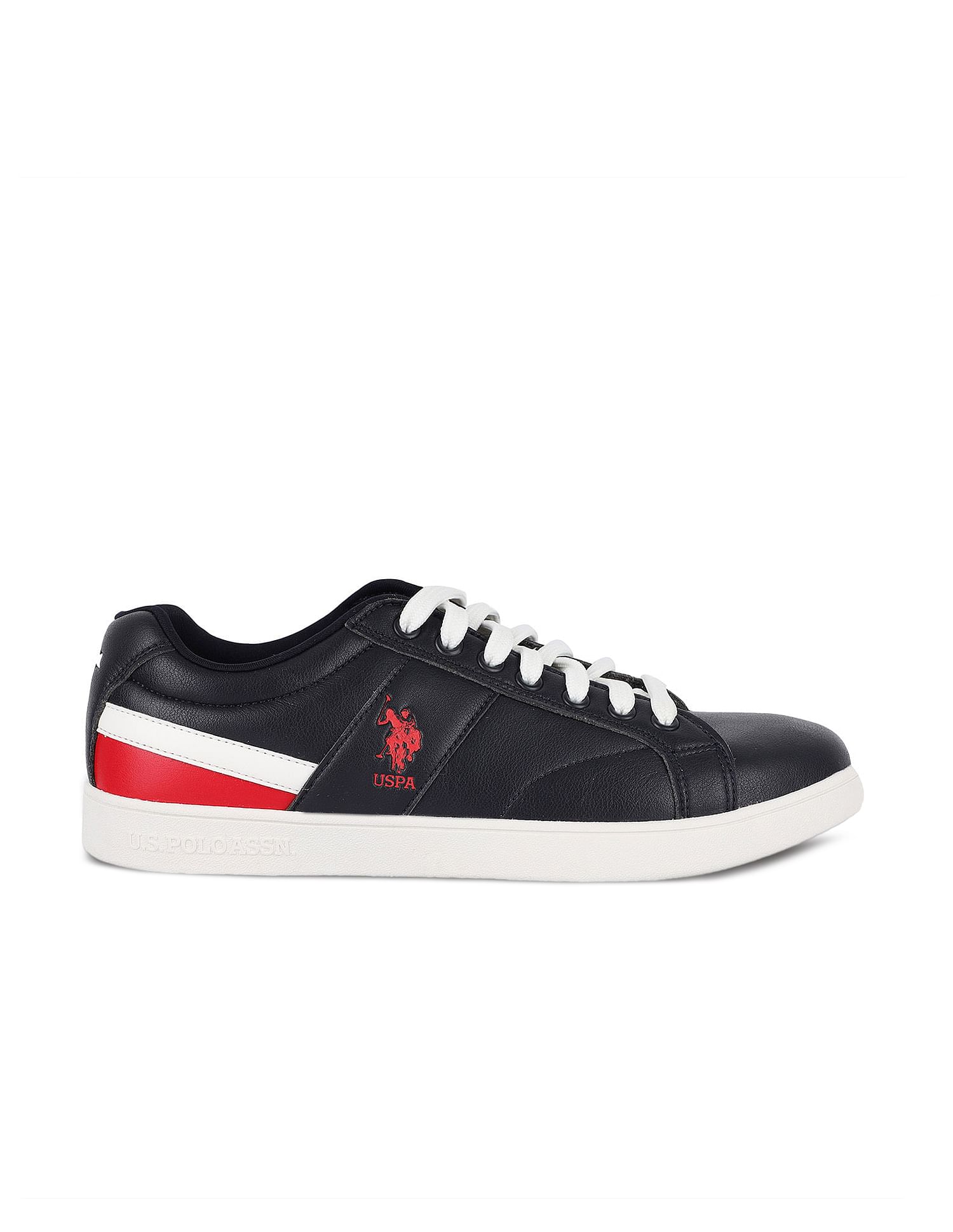 Men Panelled Lace Up Salvin 2.0 Sneakers Navy - U.S. POLO ASSN. | Large