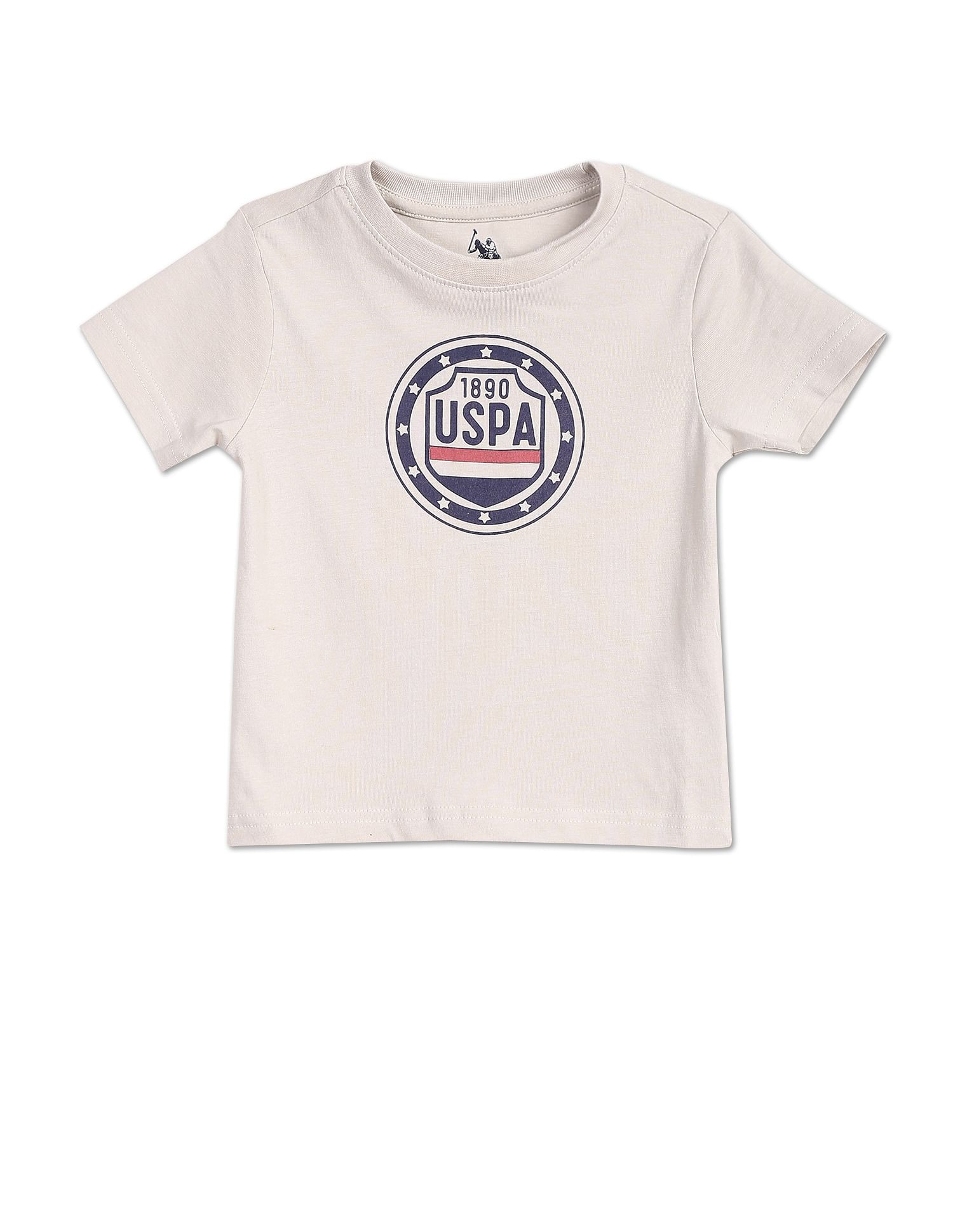 Brand Print Cotton Set Ecru - U.S. POLO ASSN. | Large