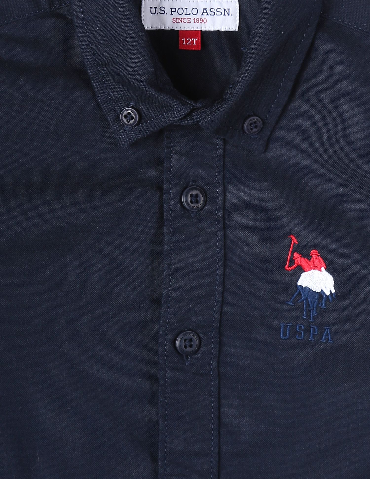 Brand Tape Festive Shirt Navy - U.S. POLO ASSN. | Large