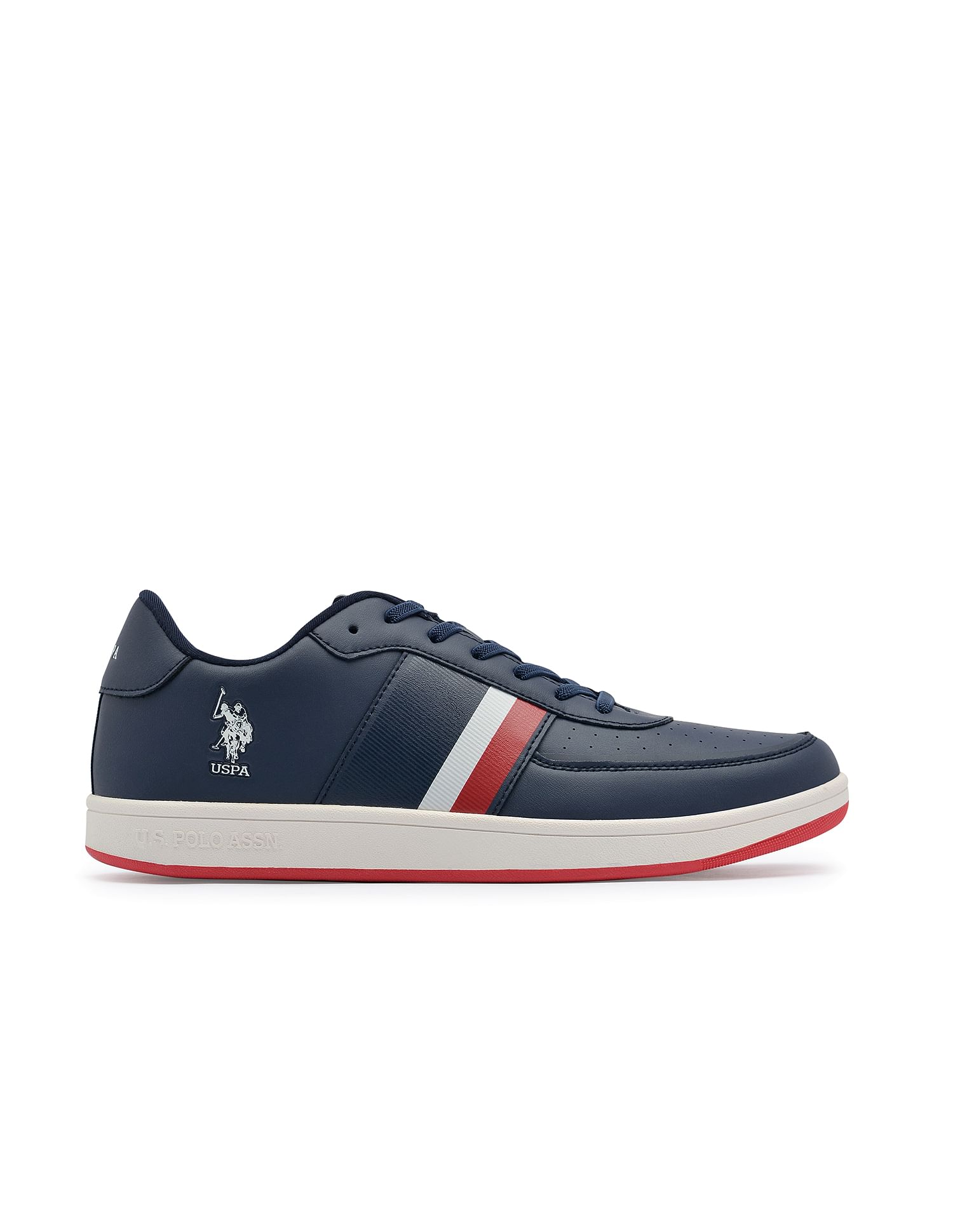 Men Brand Striped Panelled Gael Sneakers – U.S. Polo Assn. India