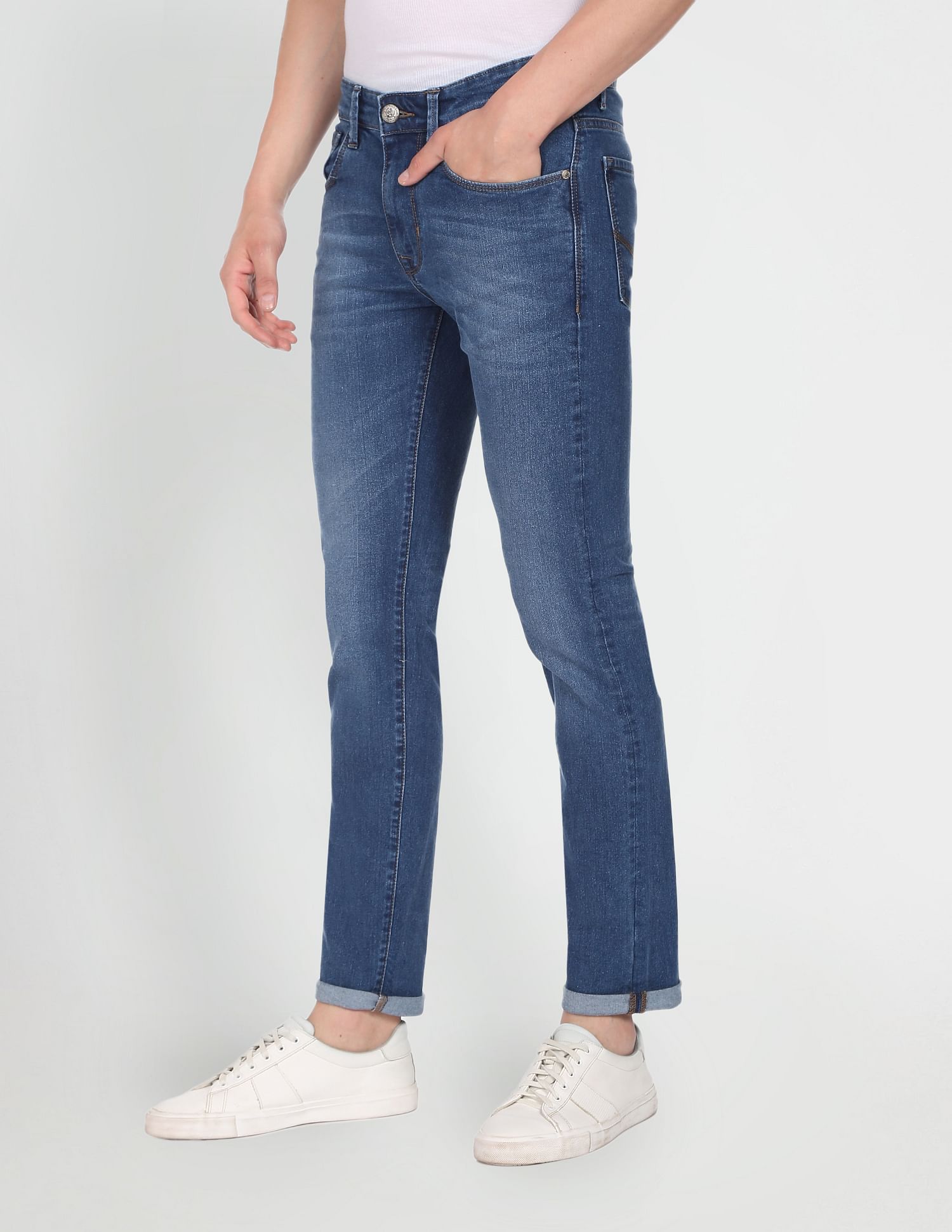 Mid Rise Regallo Skinny Fit Jeans Blue - U.S. POLO ASSN. | Large