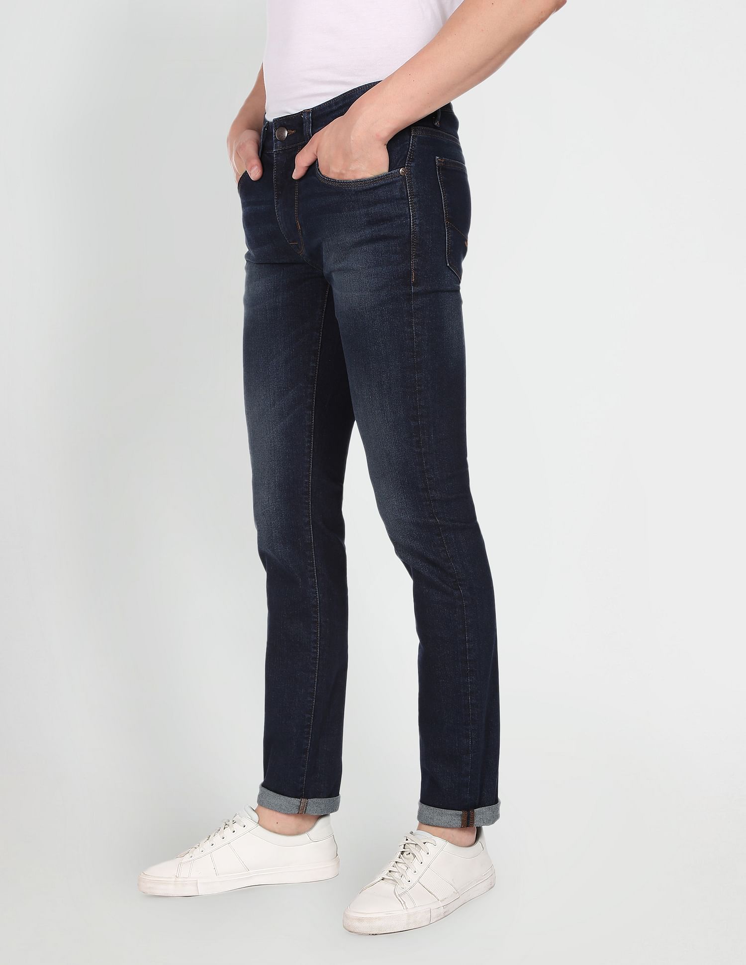 Mid Rise Regallo Skinny Fit Jeans Blue - U.S. Polo Assn. India | Large