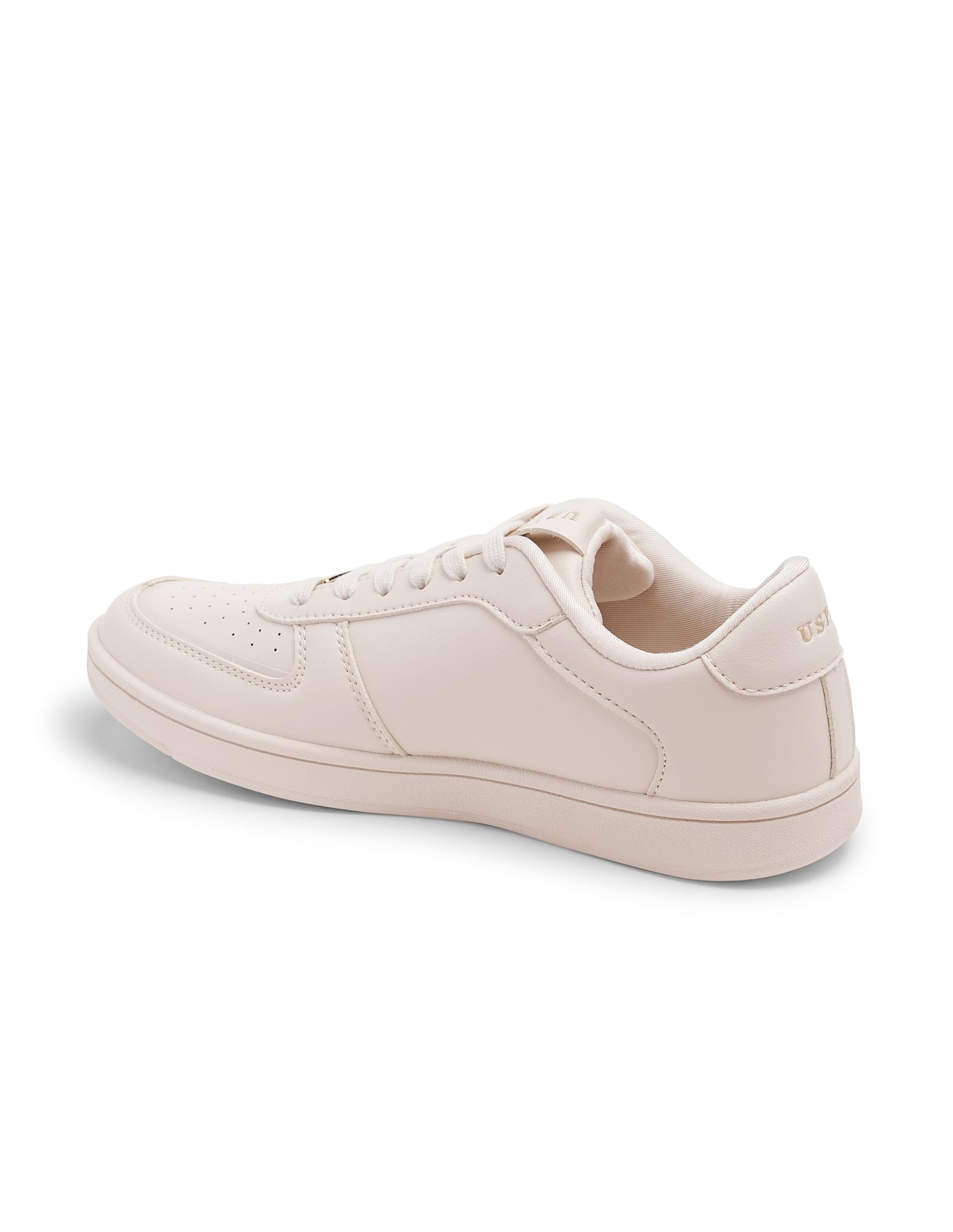 Women Solid Nyra Sneakers Nude - U.S. Polo Assn. India | Large