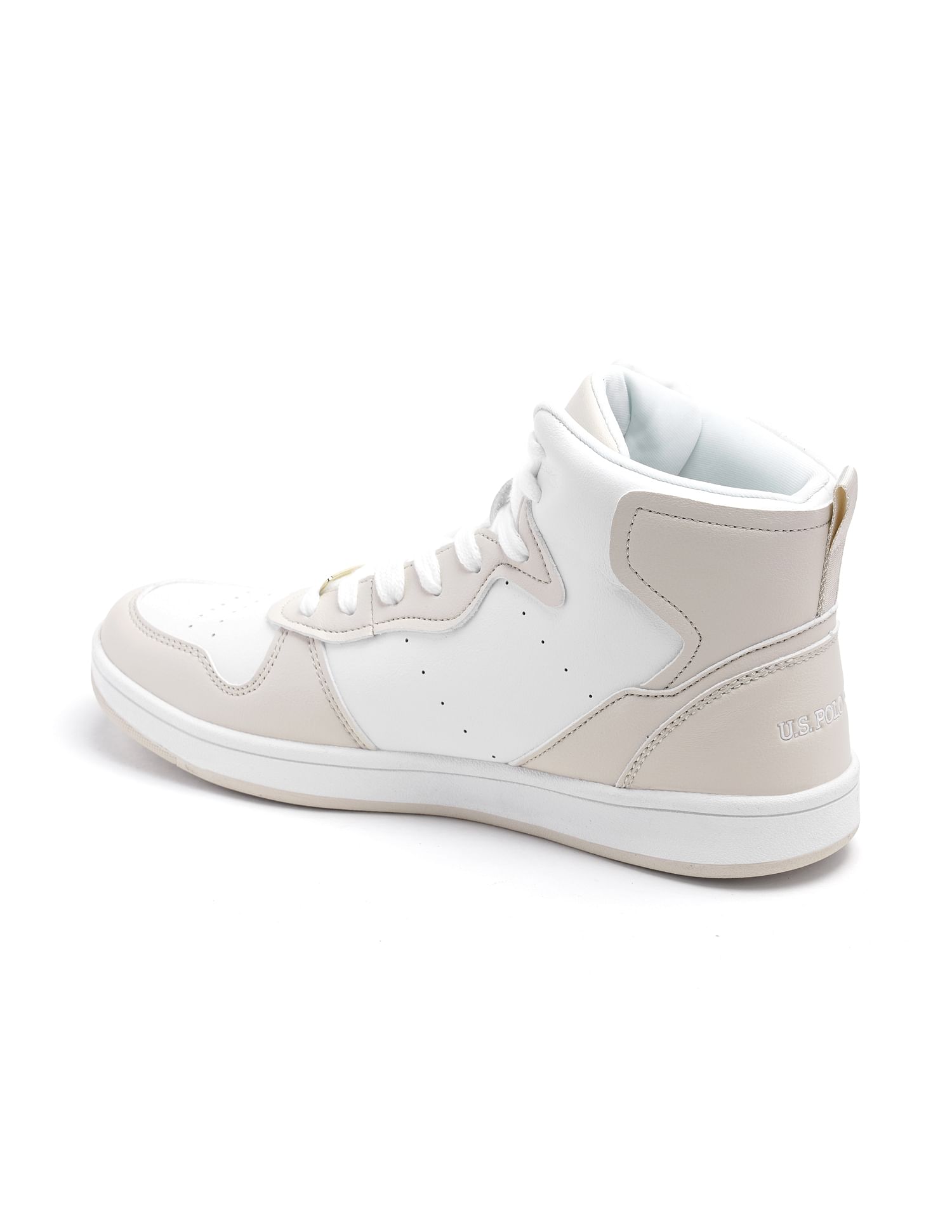 Round Toe Colour Block Rowan Sneakers Nude - U.S. POLO ASSN. | Large