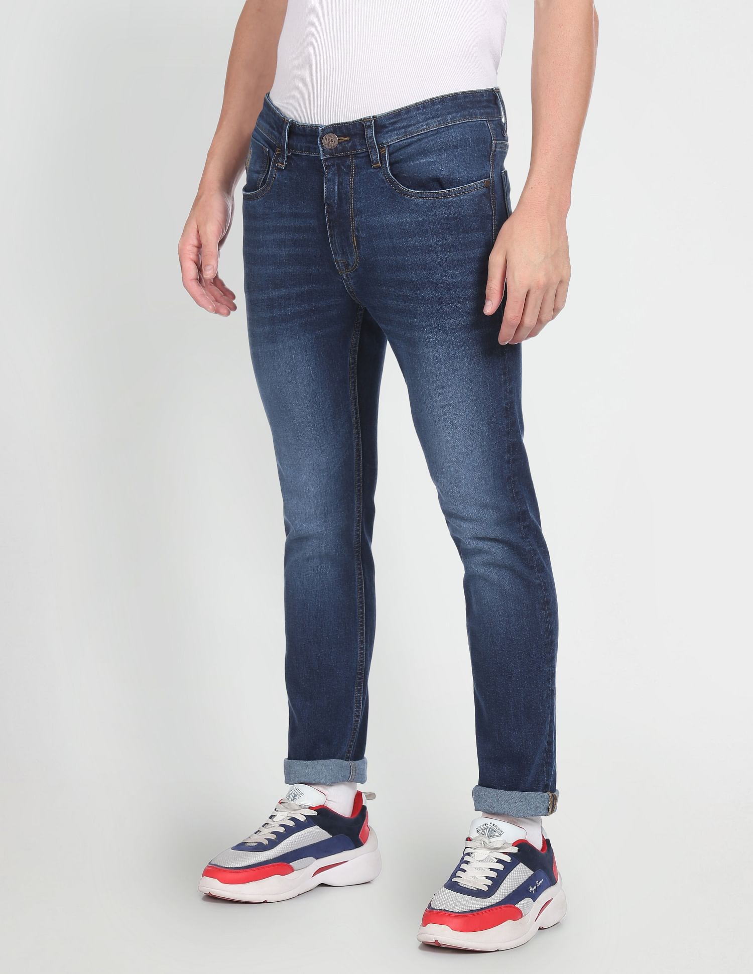 Mid Rise Regallo Skinny Fit Jeans Dark Blue - U.S. Polo Assn. India | Large