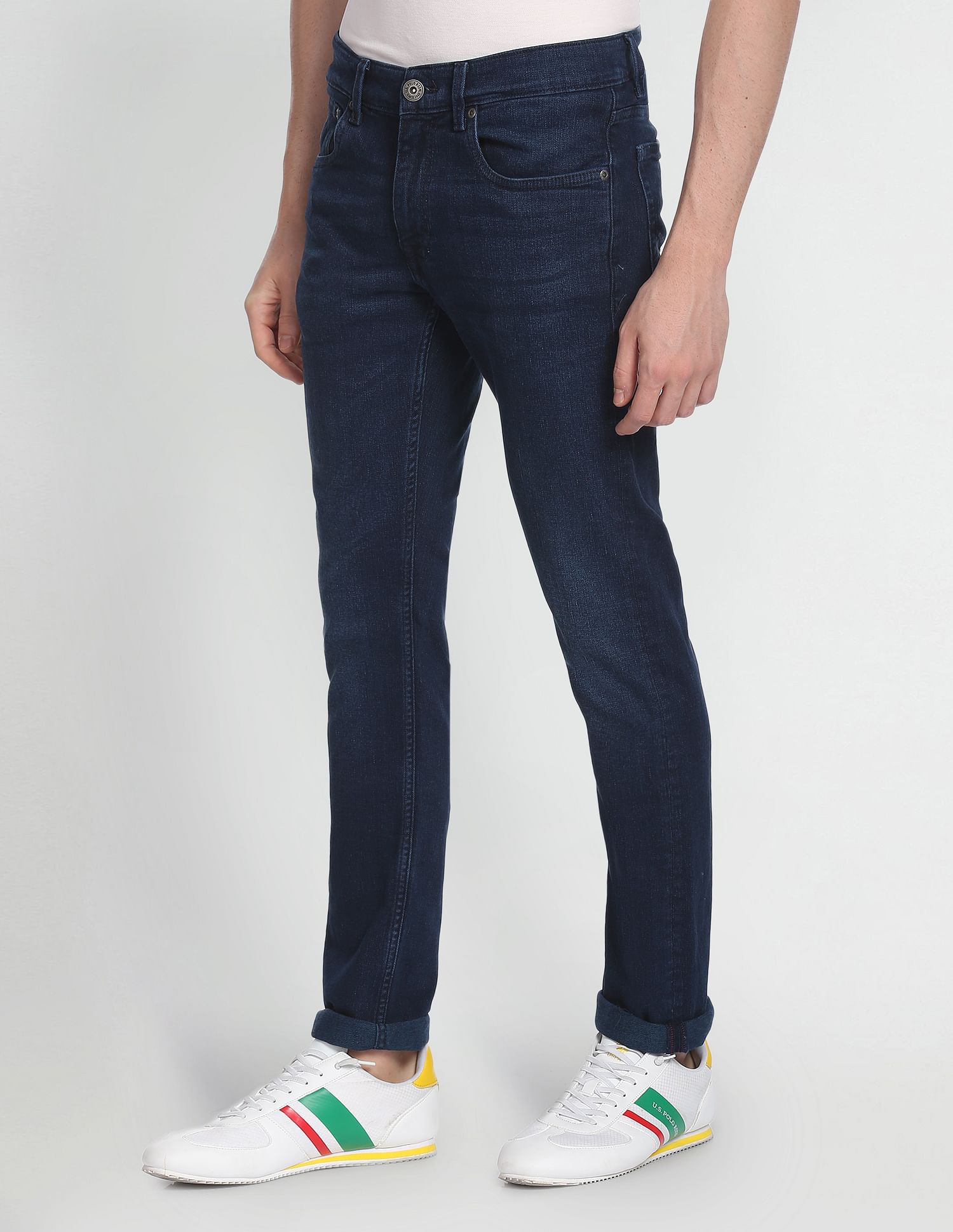 Regallo Skinny Super Soft Jeans Indigo - U.S. Polo Assn. India | Large