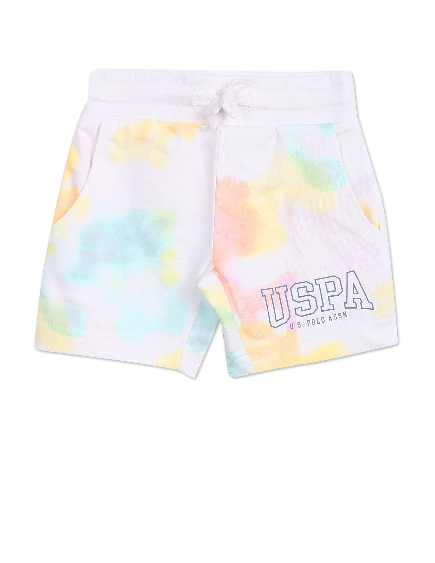Brand Printed Cotton Set White, Yellow and Pink - U.S. POLO ASSN. | Large