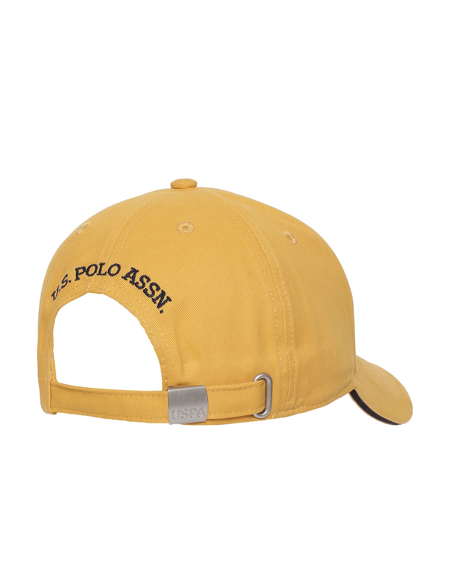 Cotton Solid Lugo Cap Mustard - U.S. POLO ASSN. | Large
