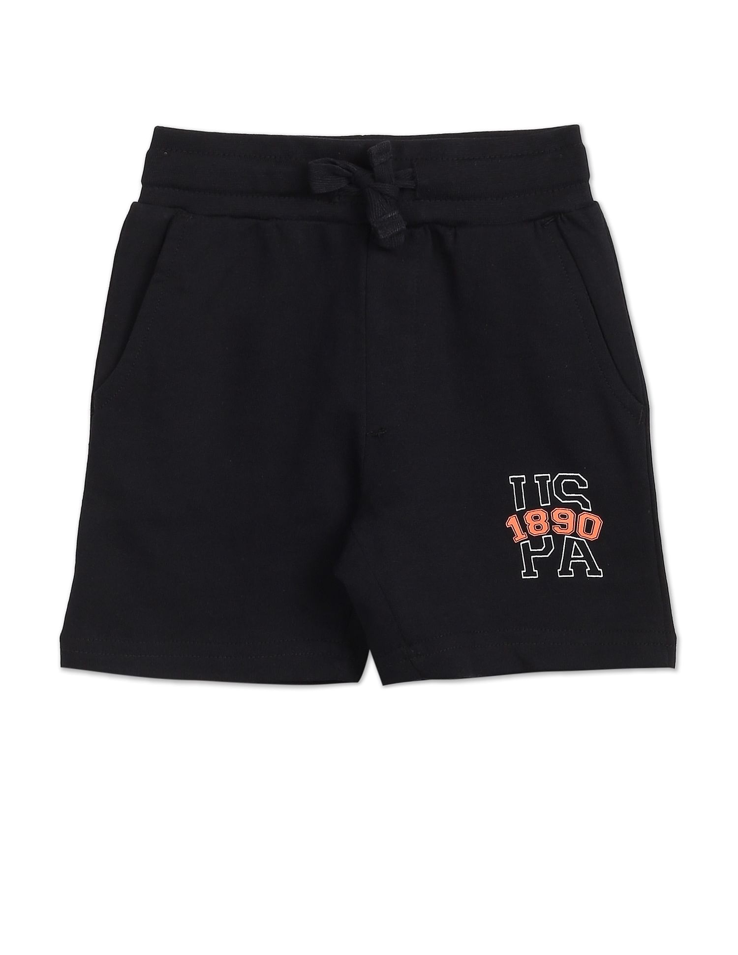 Brand Print Cotton Set Orange - U.S. POLO ASSN. | Large