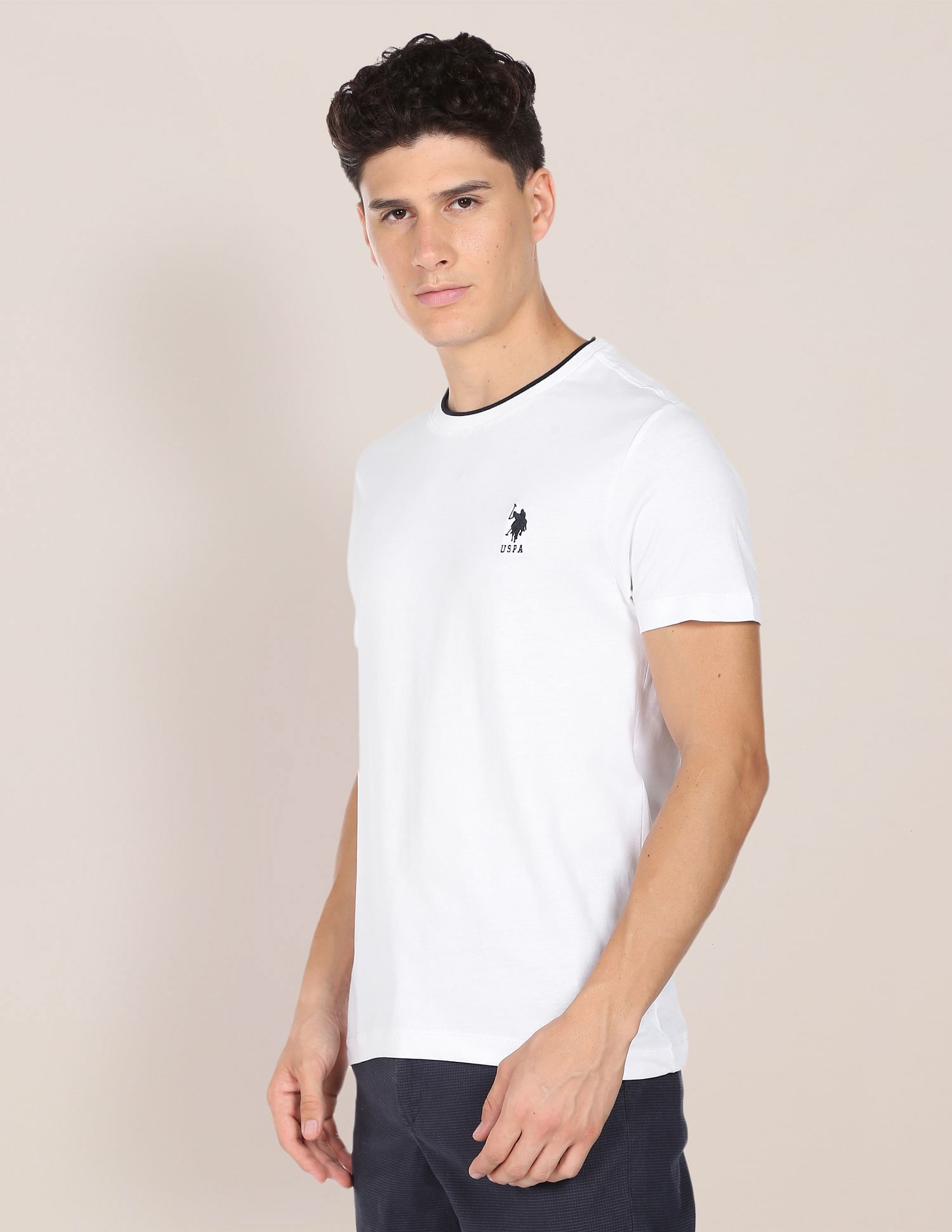 Stretchy Tipped T-Shirt – U.S. Polo Assn. India