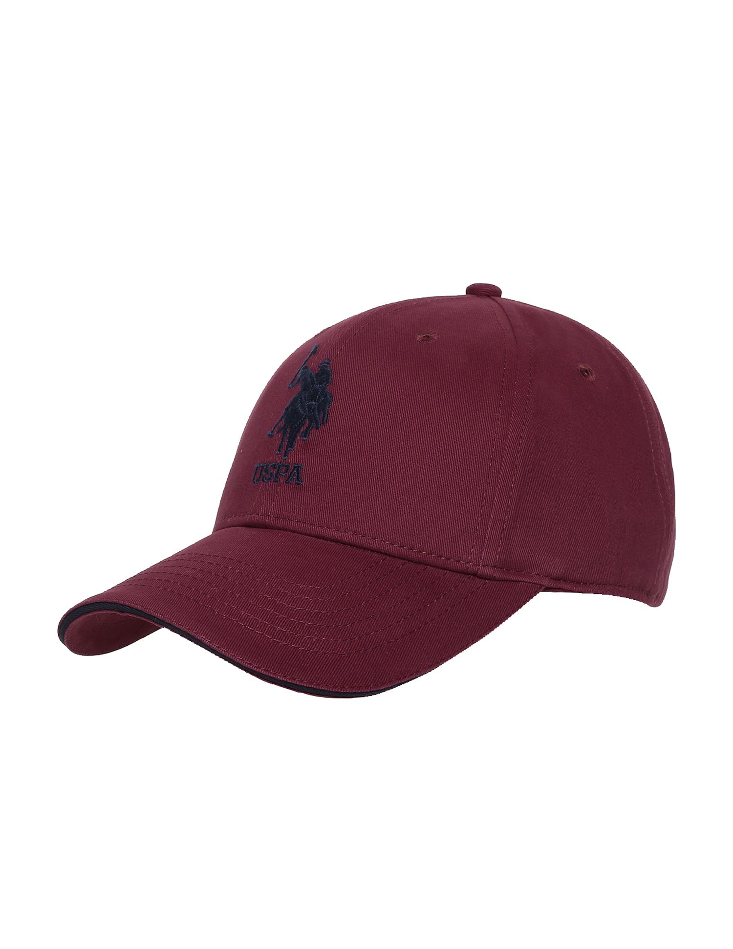 Cotton Solid Lugo Cap Wine - U.S. POLO ASSN. | Large