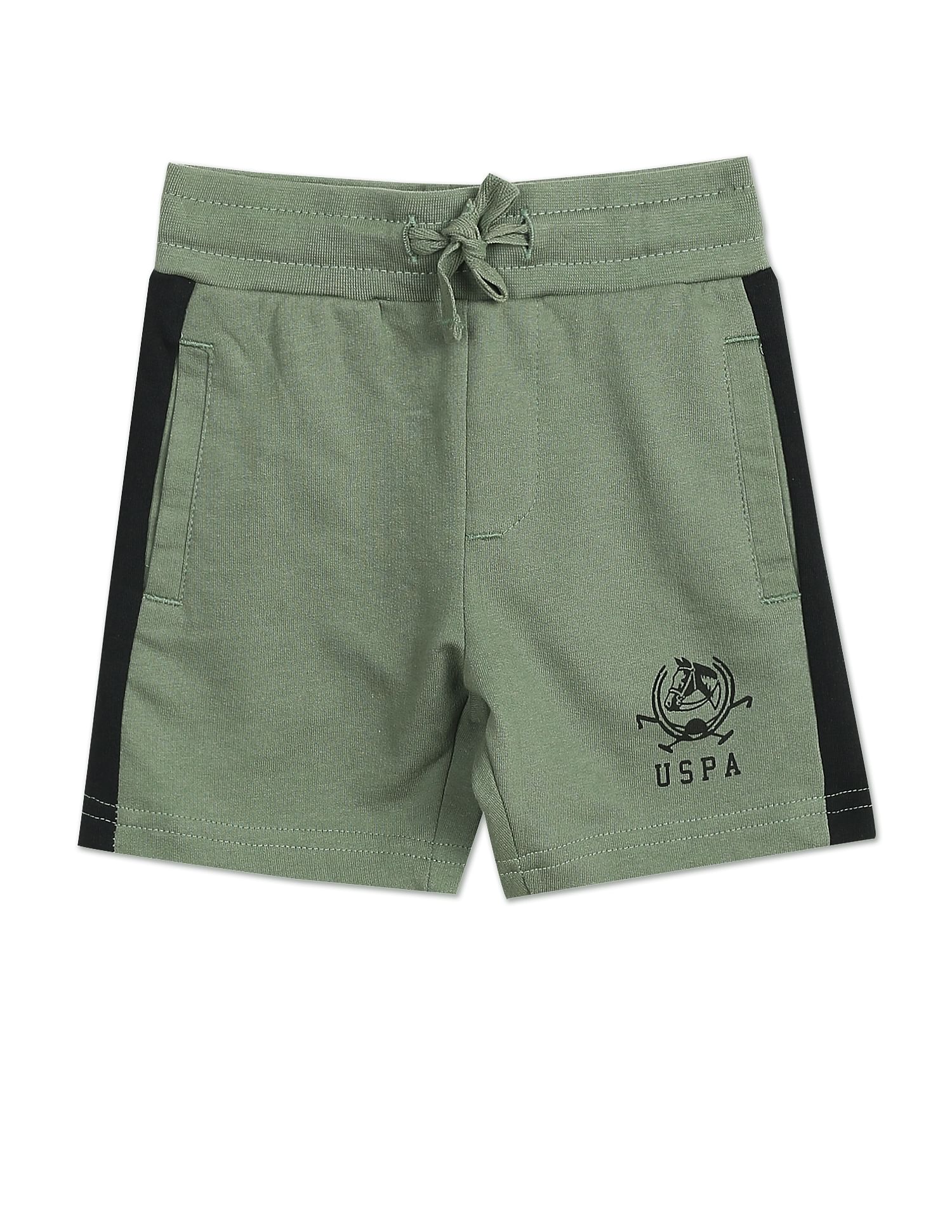 Brand Print Cotton Set Olive - U.S. POLO ASSN. | Large