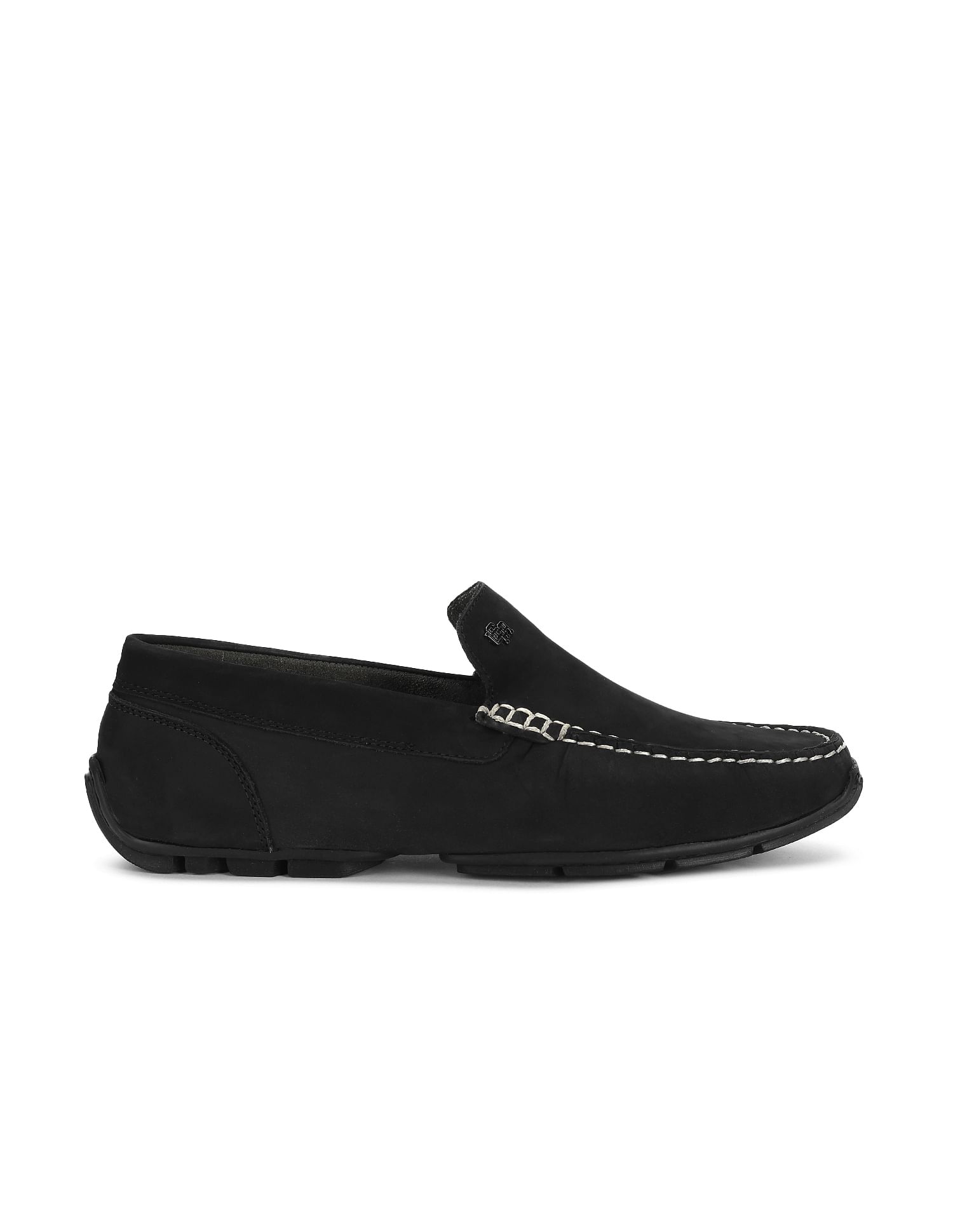 Men Contrast Stitch Leather Jabbar Loafers – U.S. Polo Assn. India