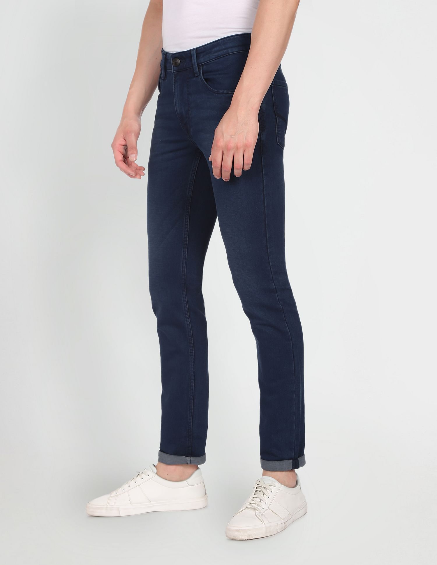 Brandon Slim Tapered Fit Stone Wash Jeans Blue - U.S. POLO ASSN. | Large