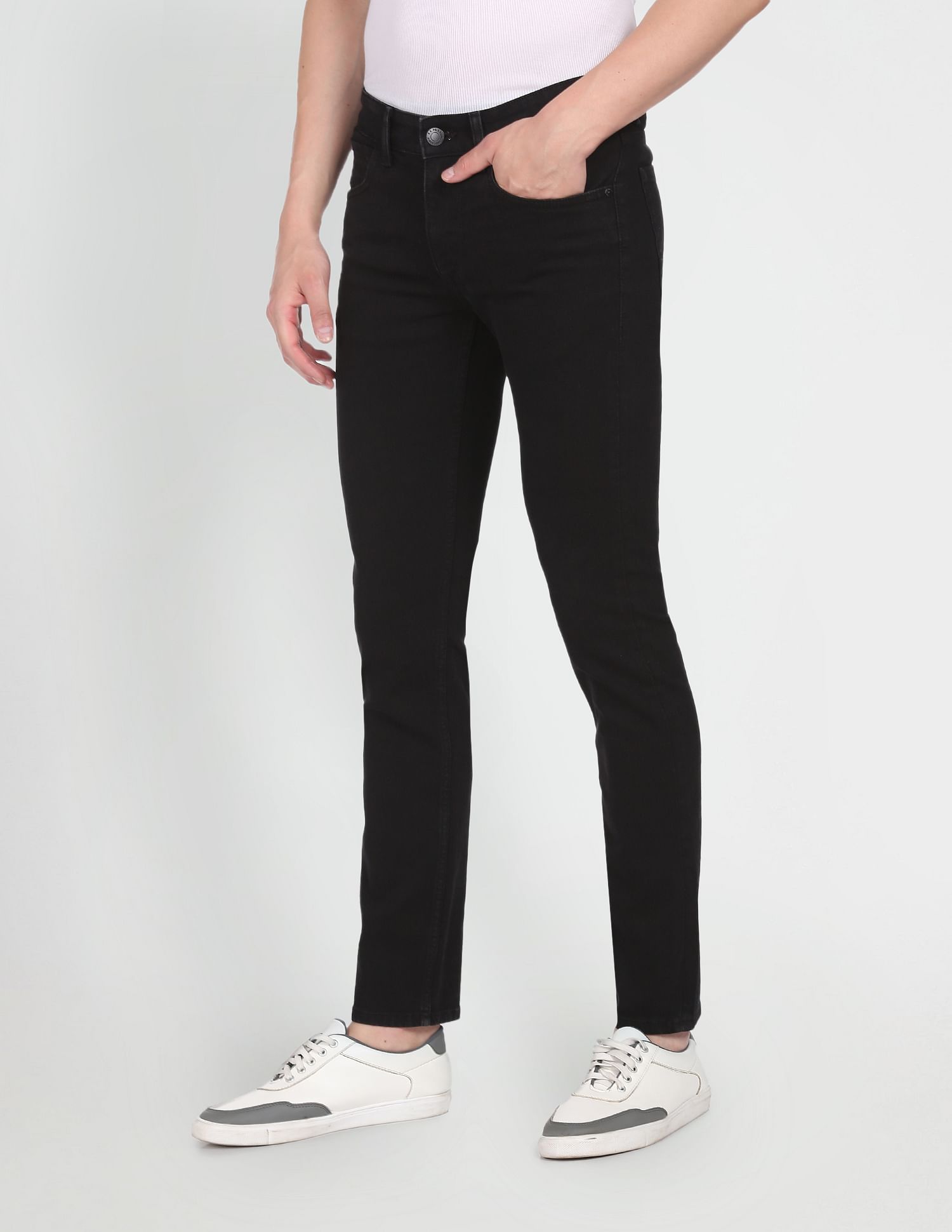 Mid Rise Regallo Skinny Fit Jeans Black - U.S. POLO ASSN. | Large