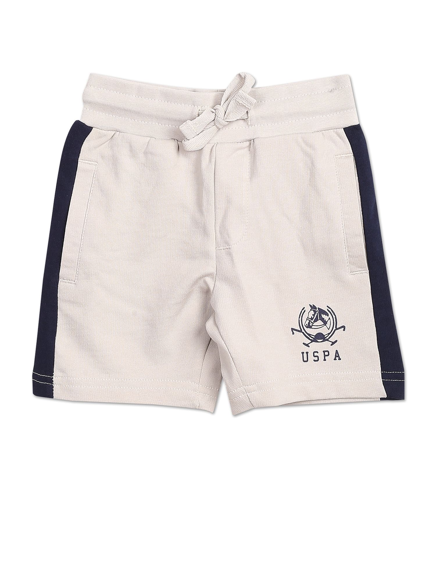 Brand Print Cotton Set Ecru - U.S. POLO ASSN. | Large