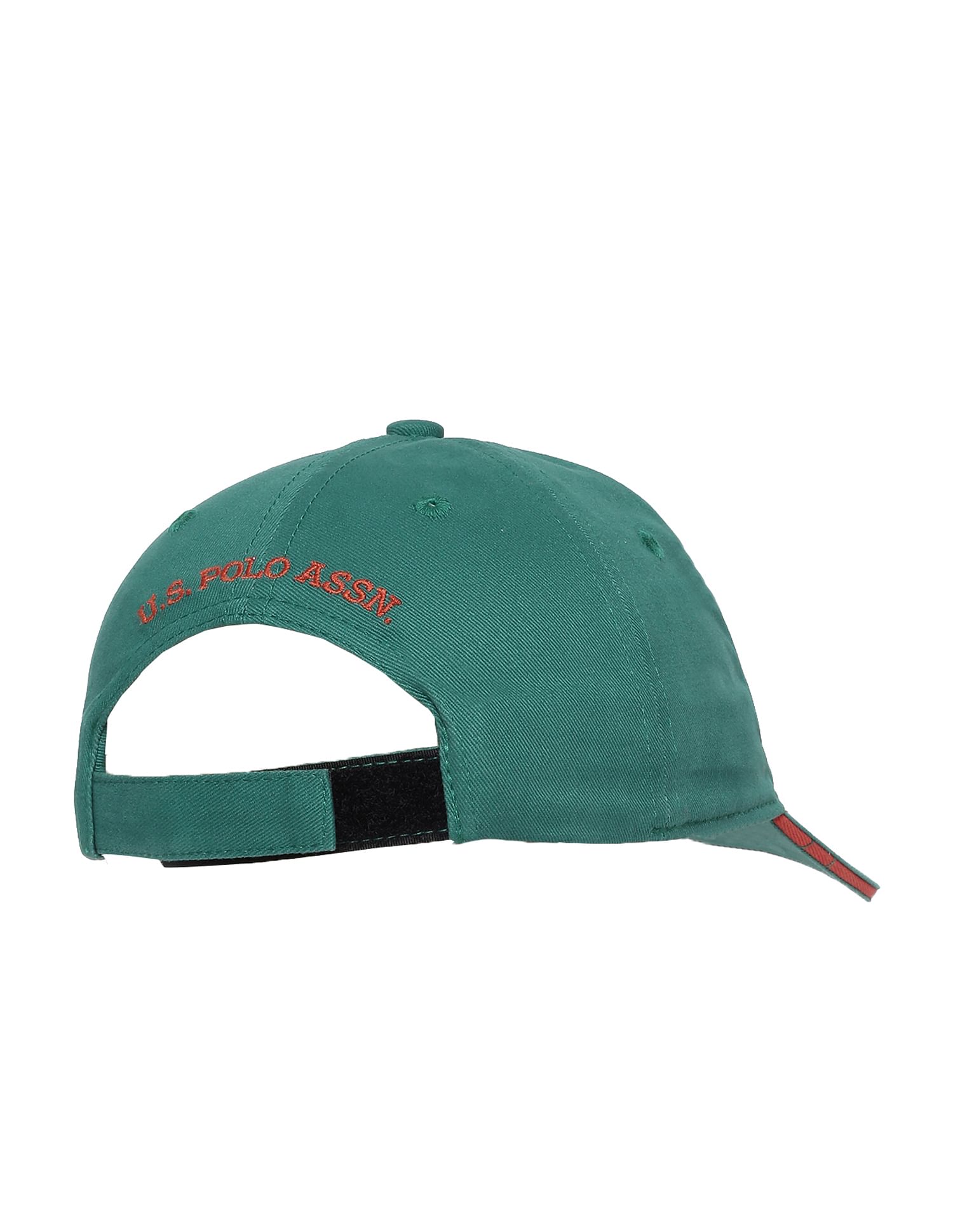 Unisex Kids Cotton Solid Toldeo Cap Green - U.S. POLO ASSN. | Large