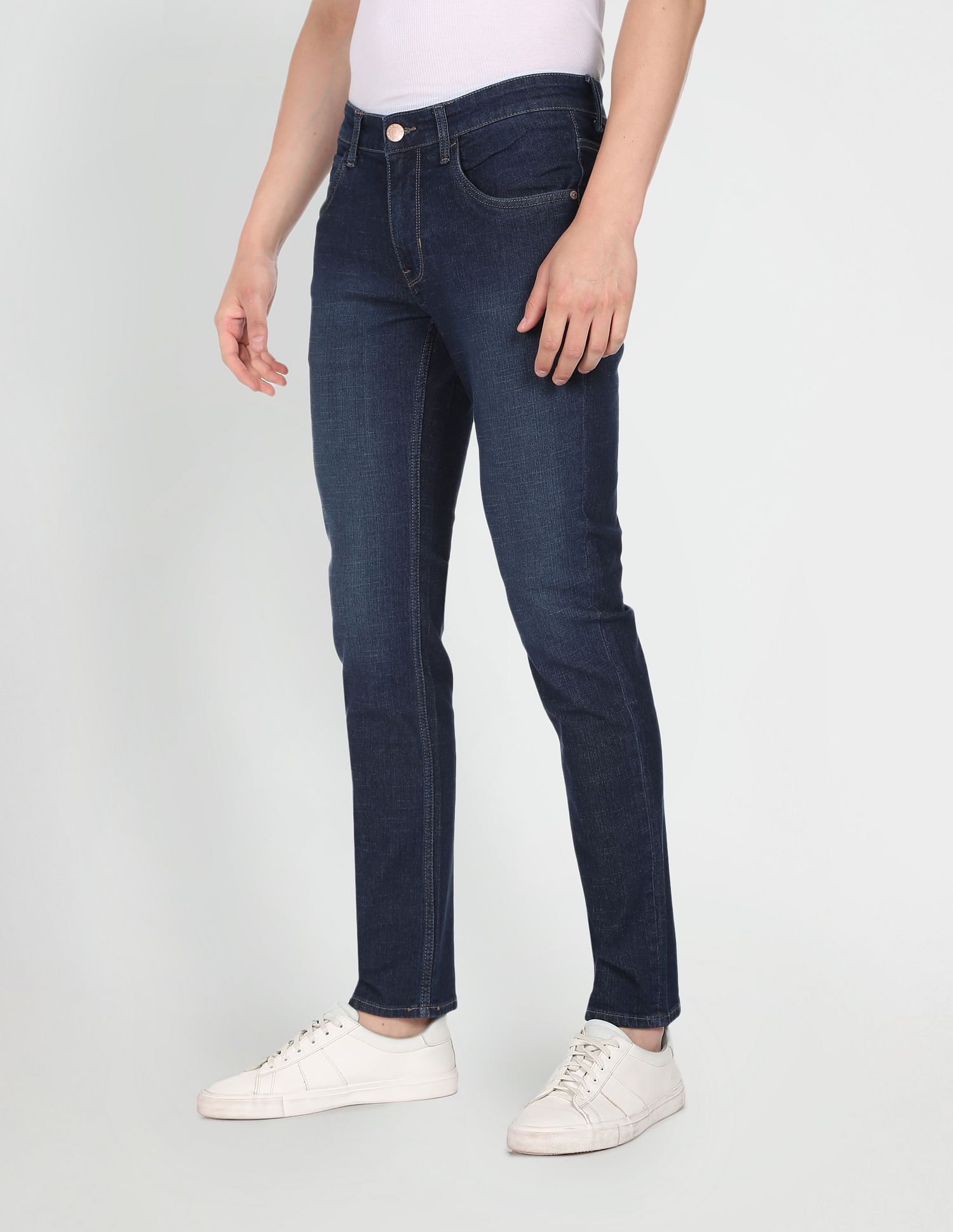 Brandon Slim Tapered Fit Rinsed Jeans Blue - U.S. POLO ASSN. | Large