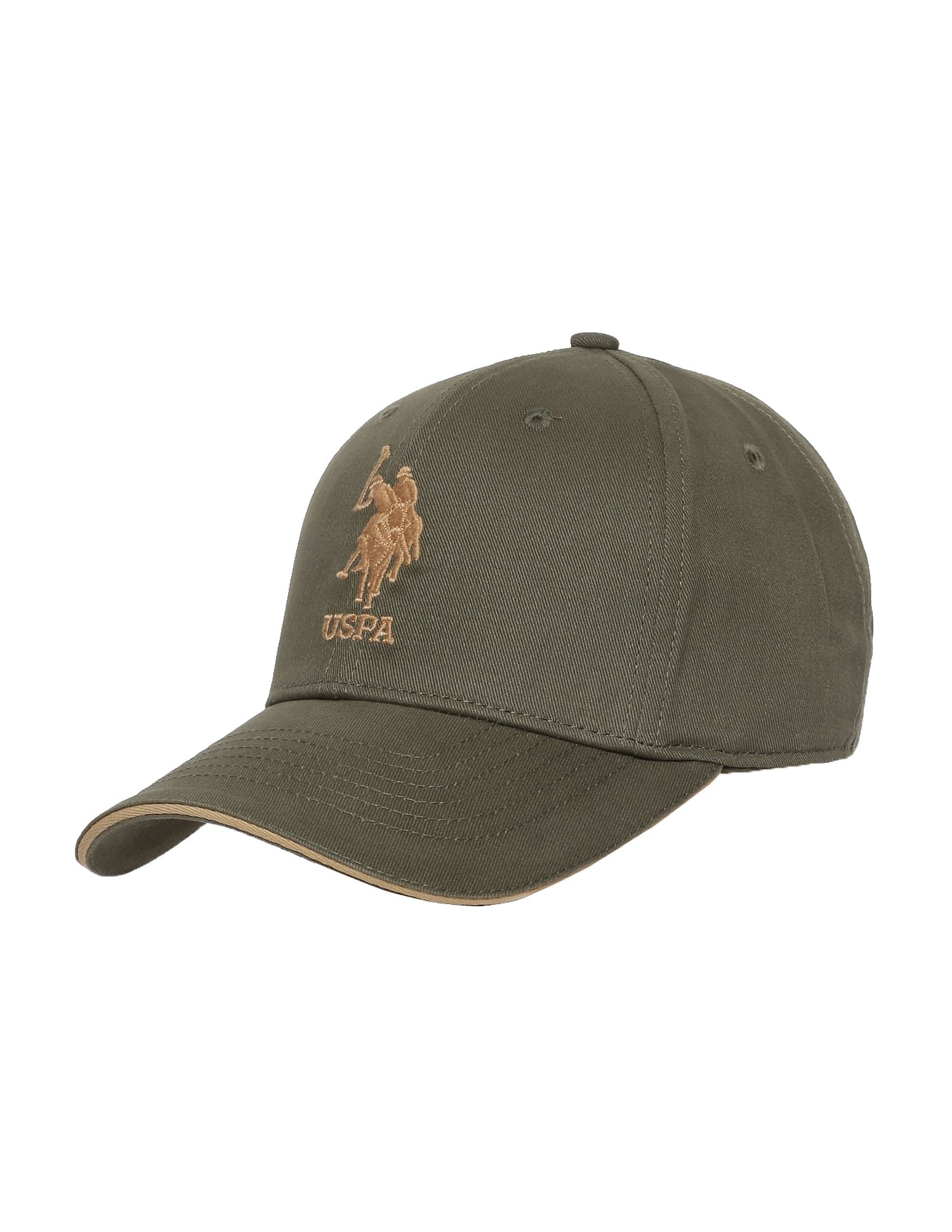 Cotton Solid Lugo Cap Dark Green - U.S. POLO ASSN. | Large