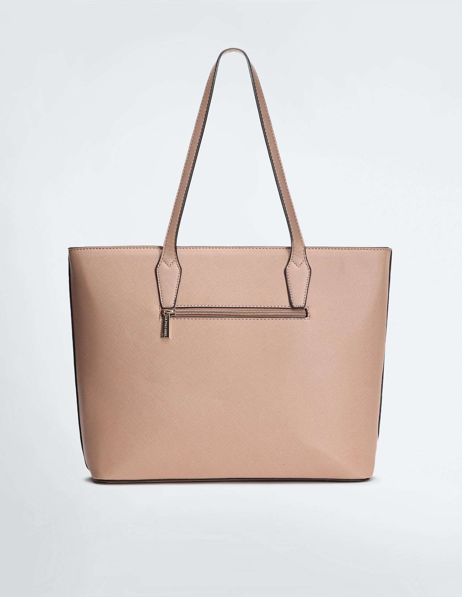 Signature Stripe Tote Bag Light Pink - U.S. POLO ASSN. | Large