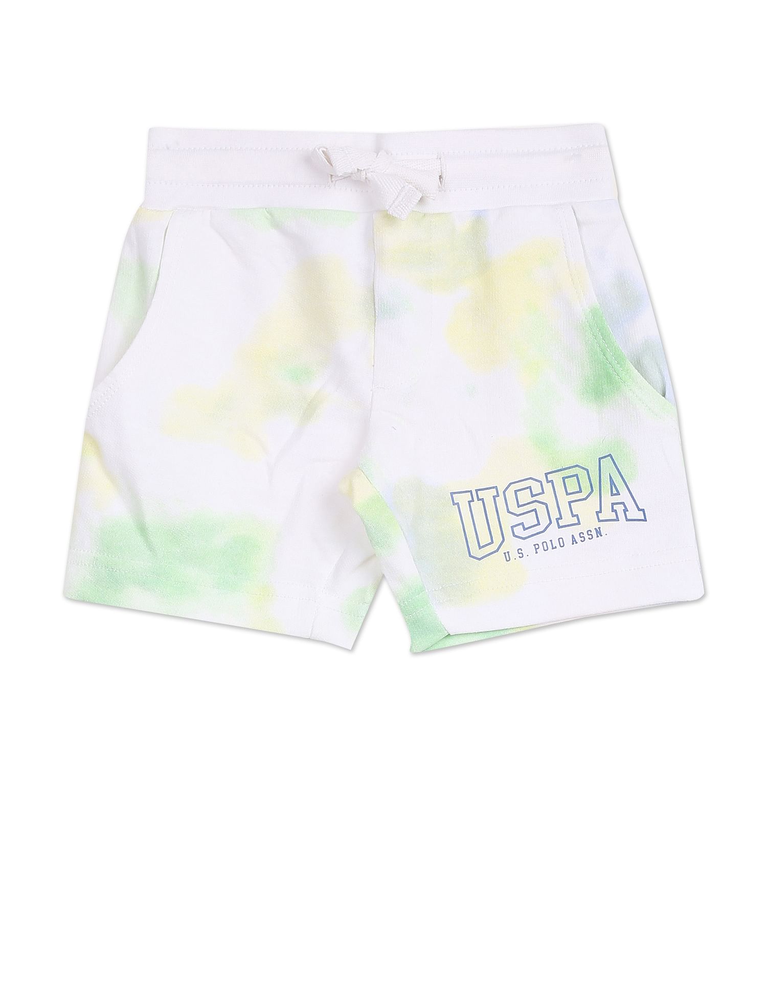 Brand Printed Cotton Set White, Yellow and Green - U.S. POLO ASSN. | Large