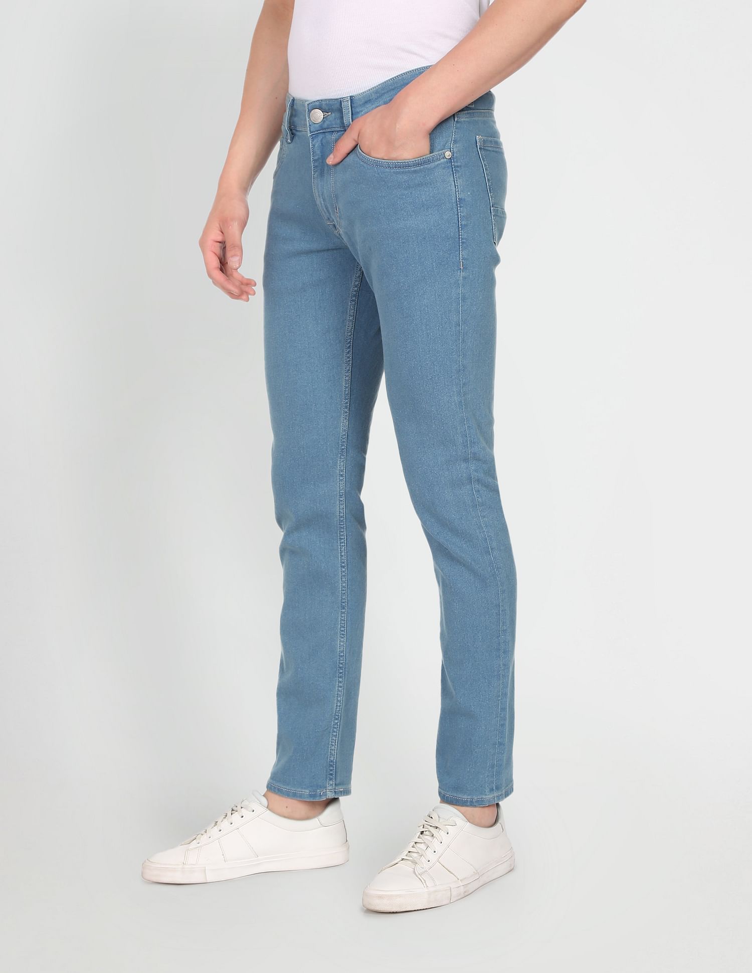 Brandon Slim Tapered Fit Rinsed Jeans Blue - U.S. POLO ASSN. | Large