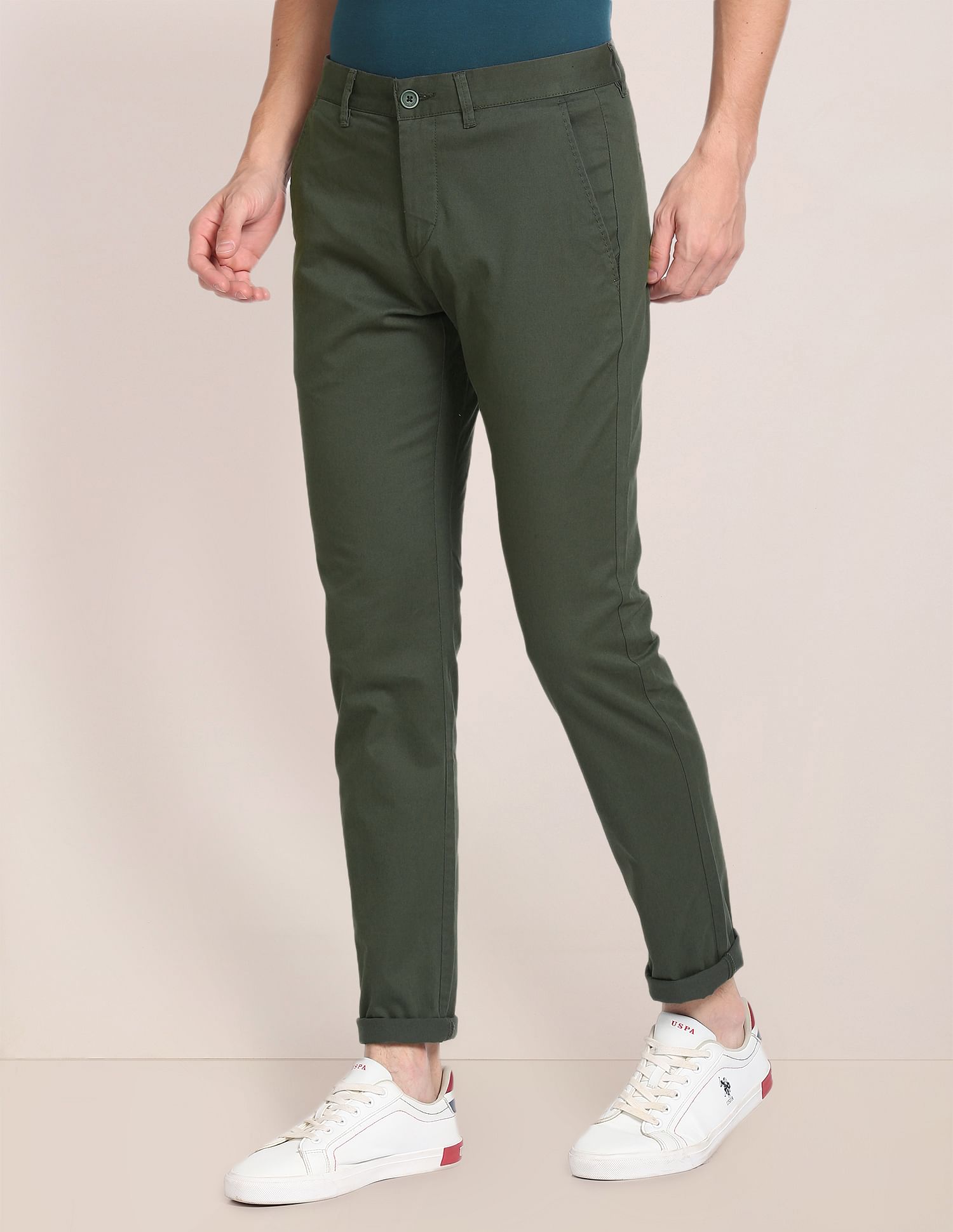 Solid Twill Trousers – U.S. Polo Assn. India