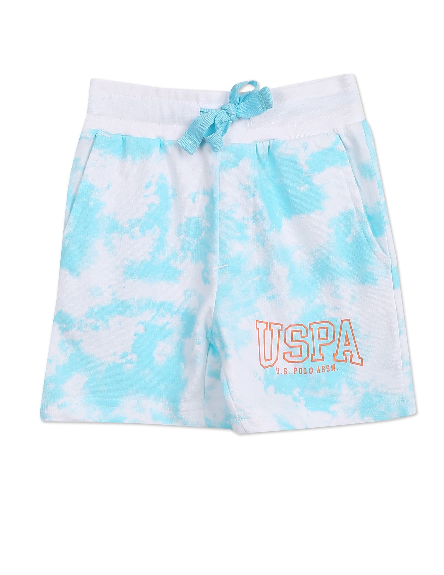 Tie And Dye Cotton Set Light Blue - U.S. Polo Assn. India | Large