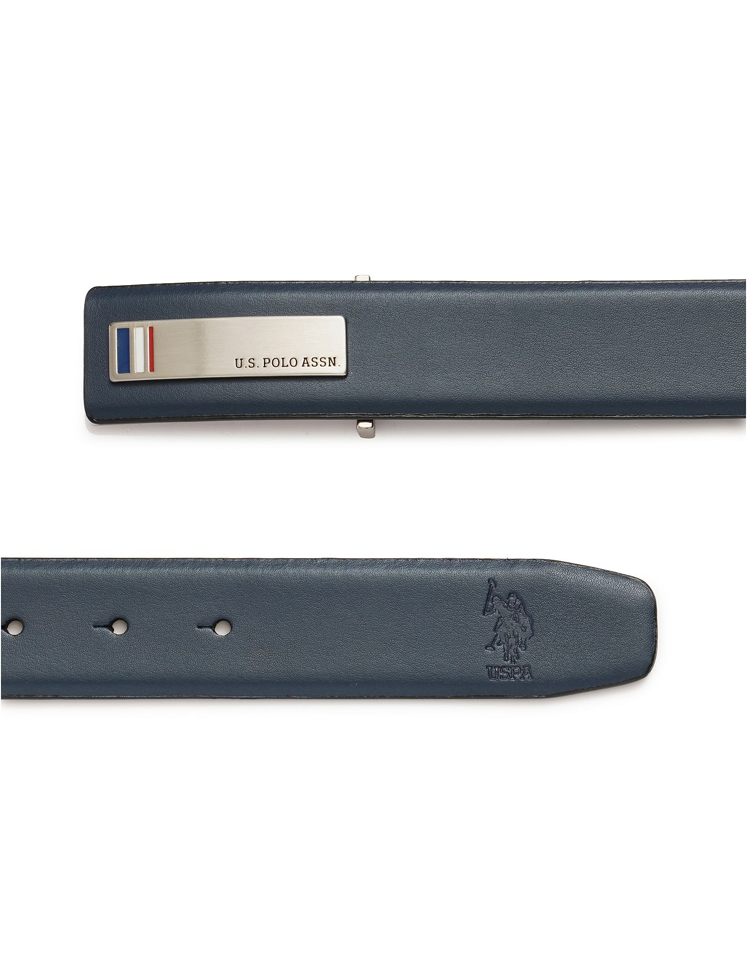 Single Side Chino Belt Navy - U.S. POLO ASSN. | Large